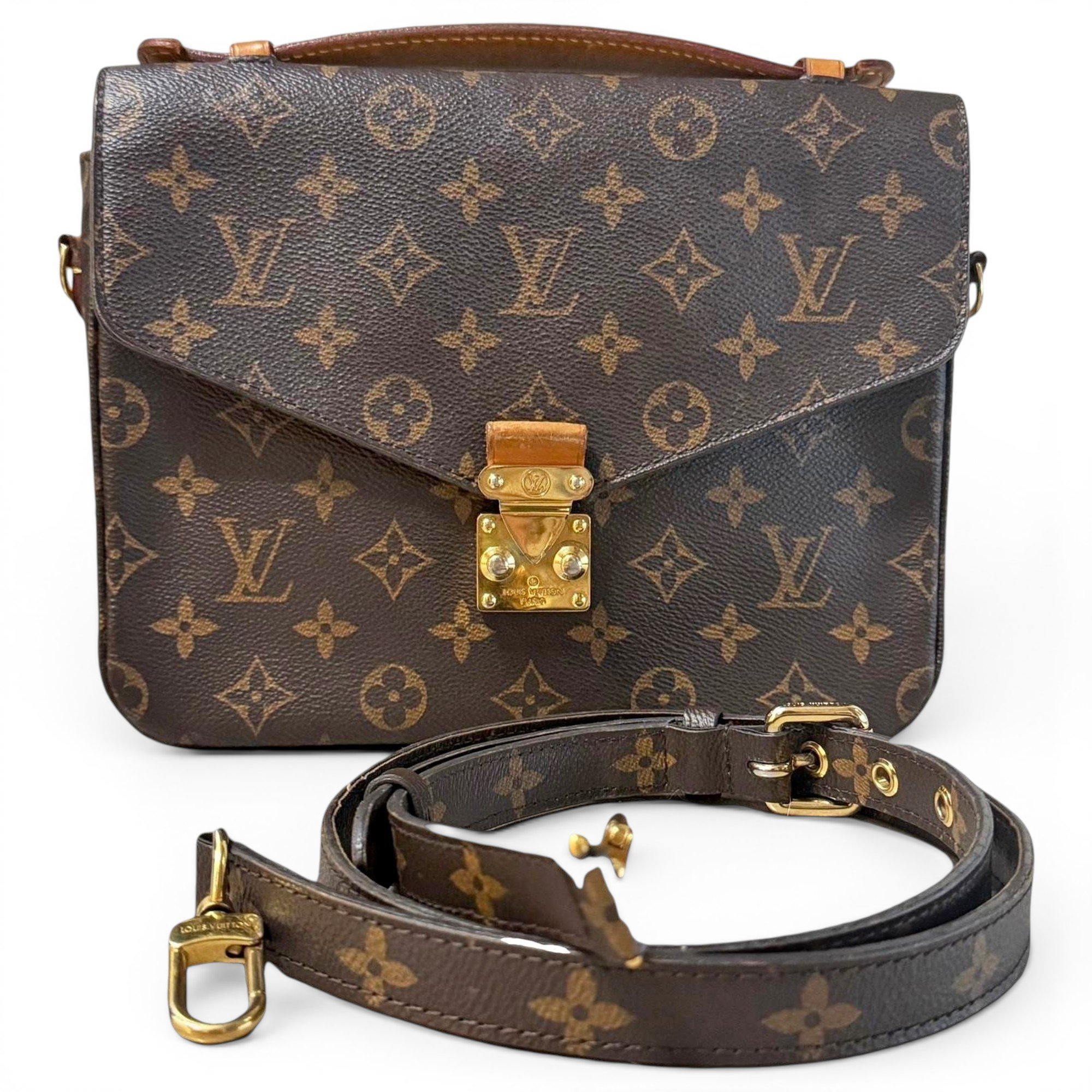 Metis leather crossbody bag