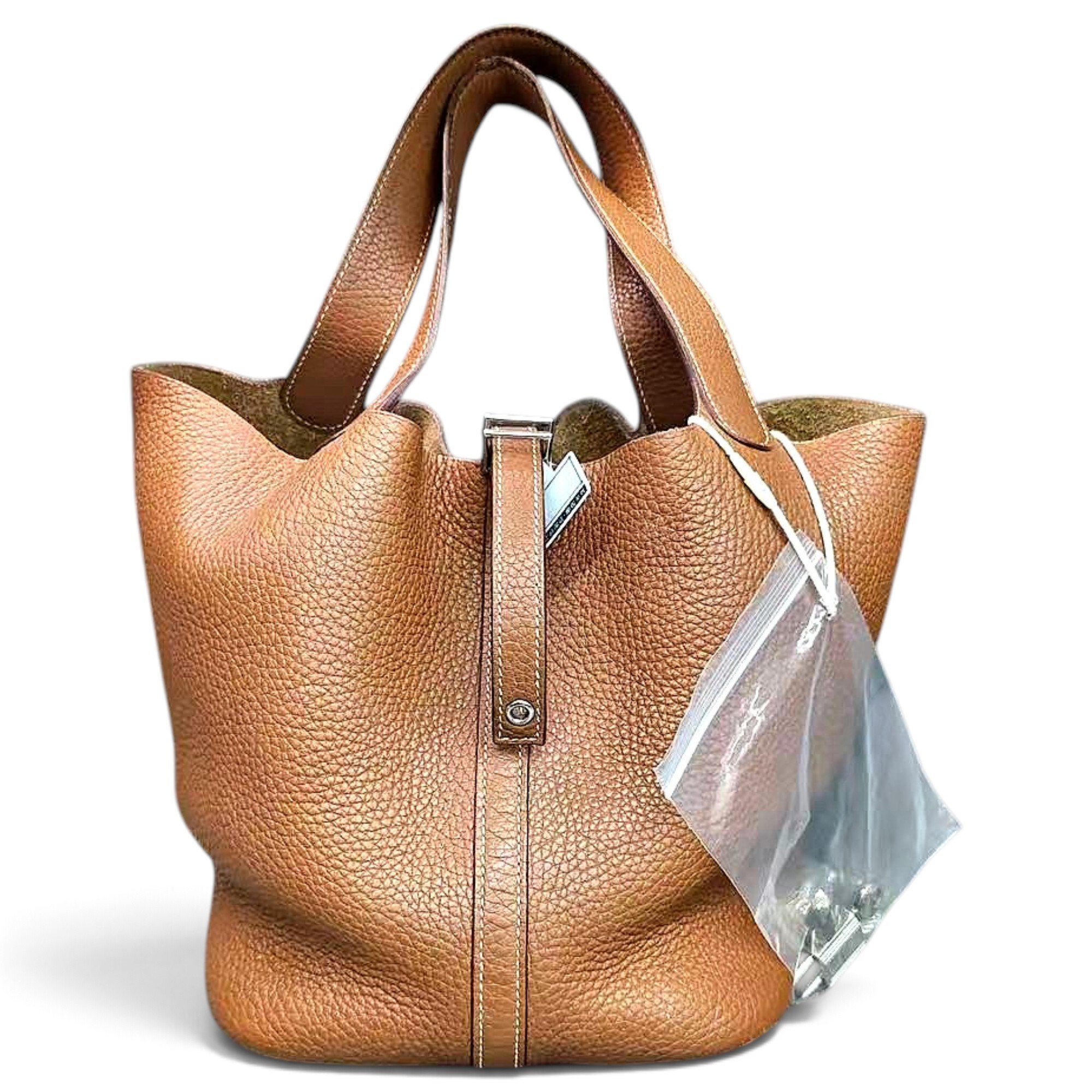 Picotin leather handbag