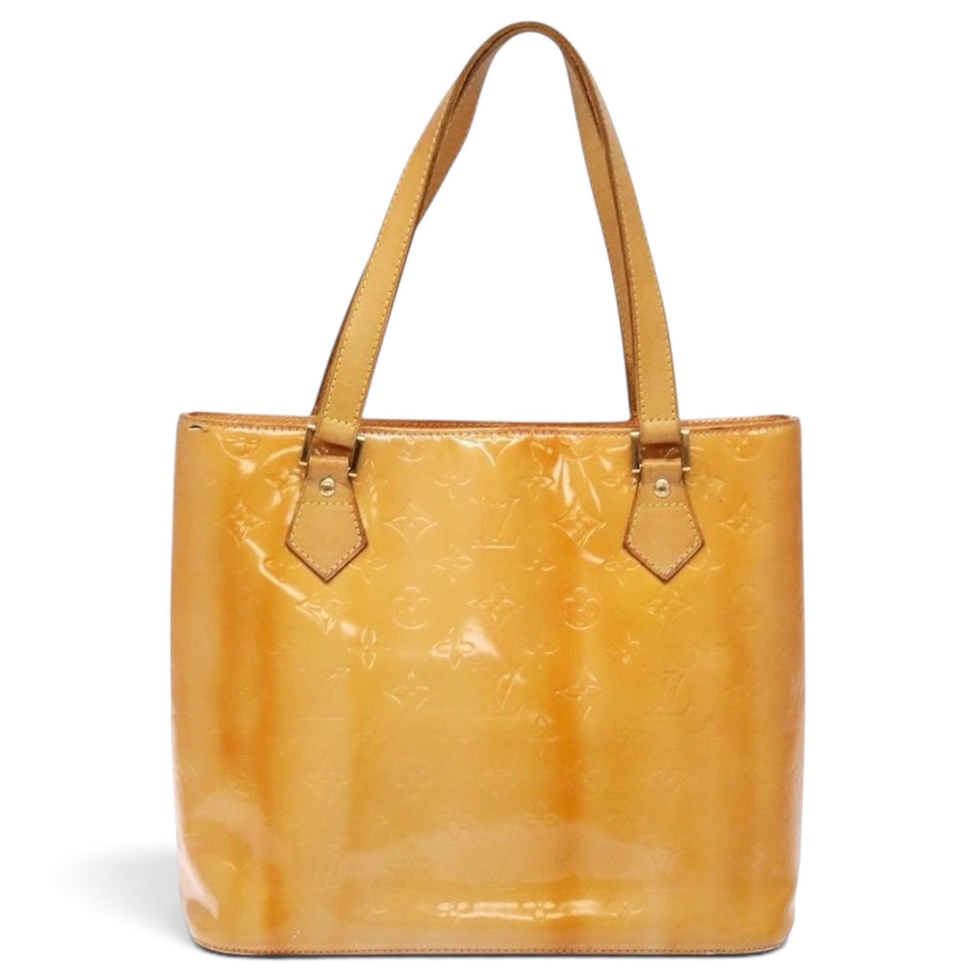 Patent leather handbag