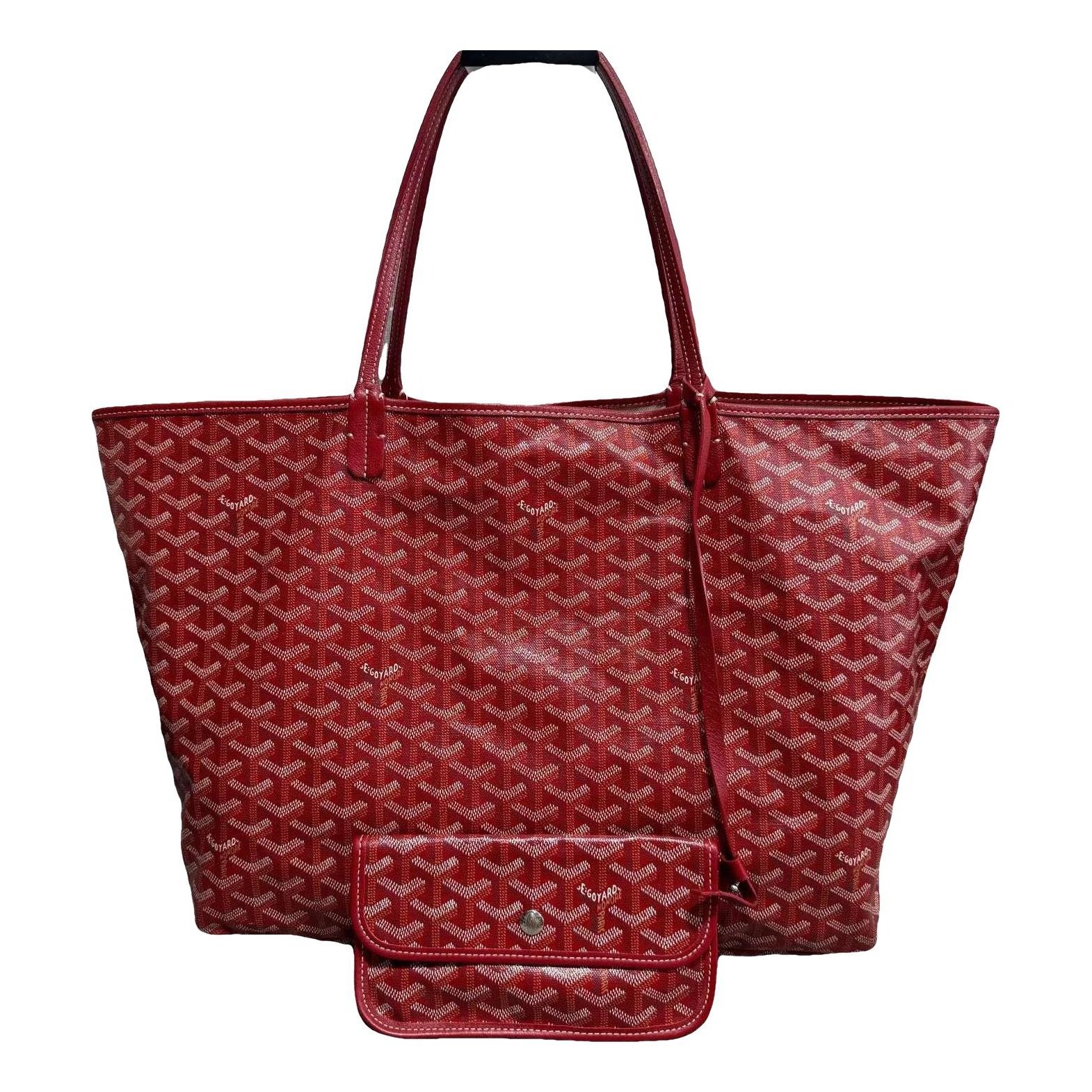 Goyard Saint-Louis leather handbag
