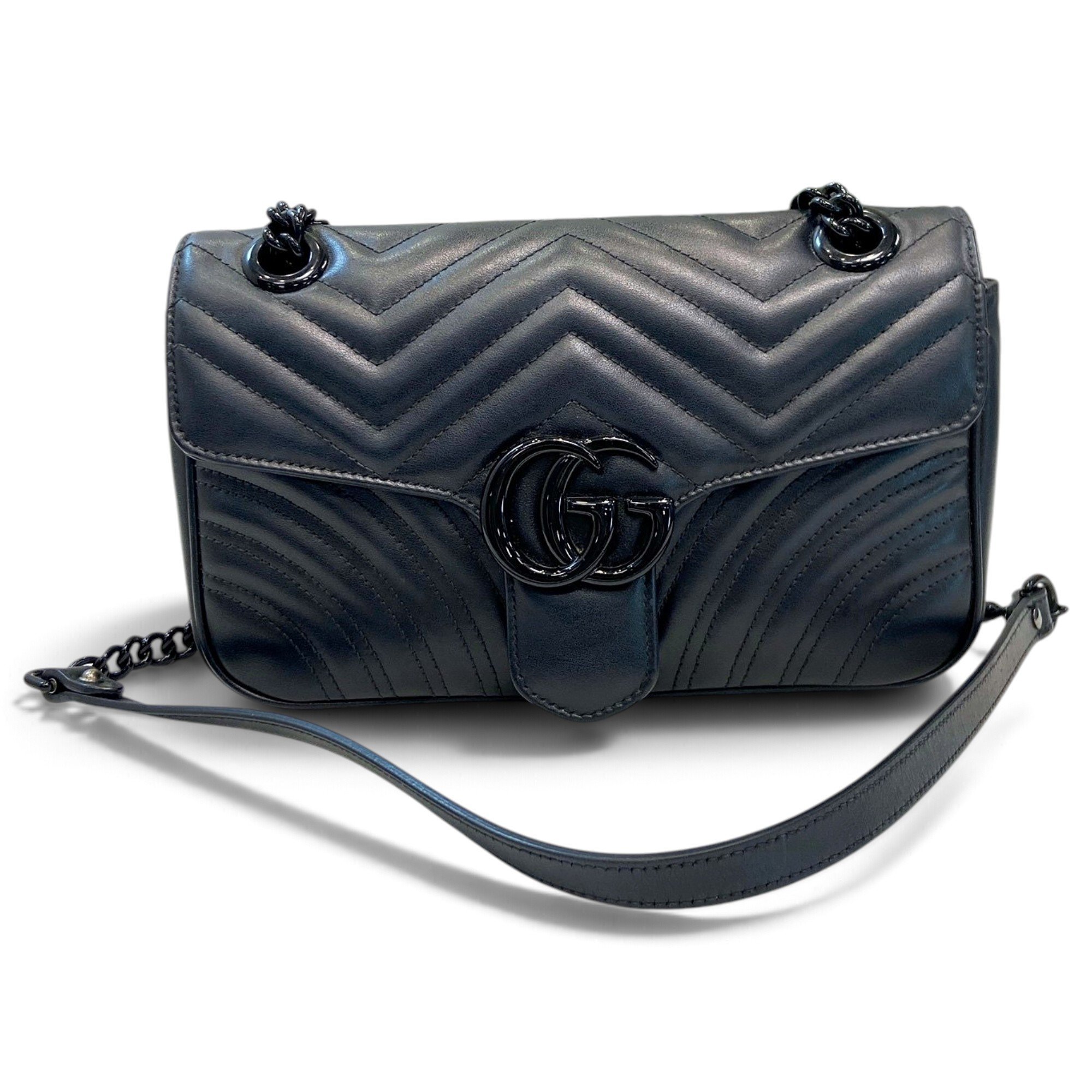 GG Marmont Flap leather handbag
