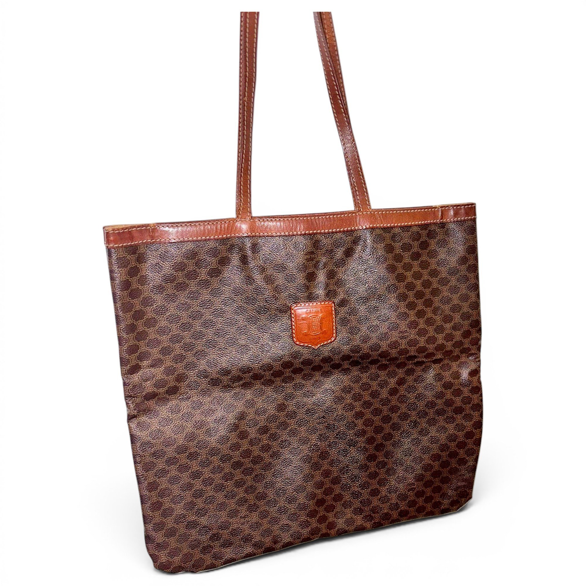 Cabas leather handbag