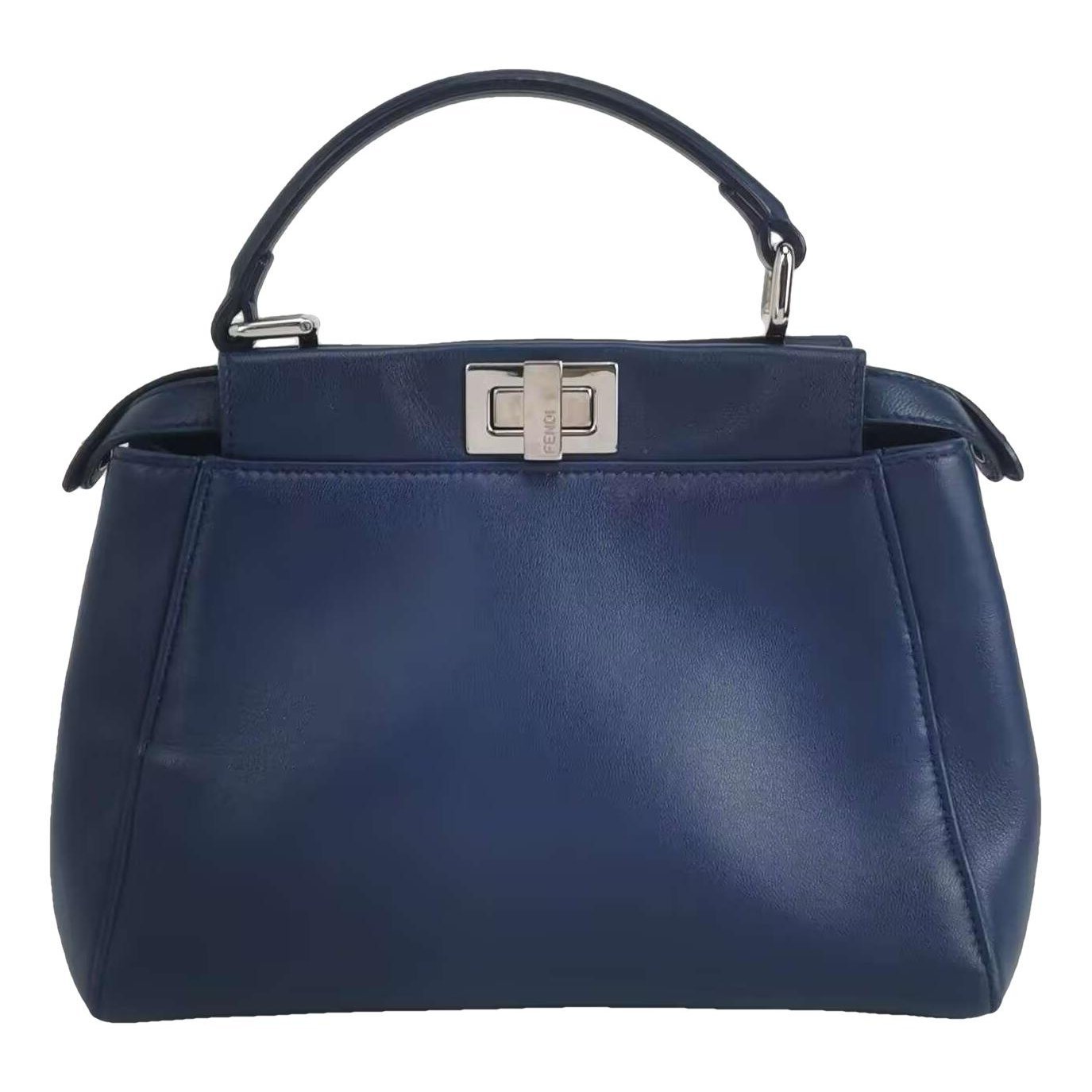 Peekaboo leather handbag