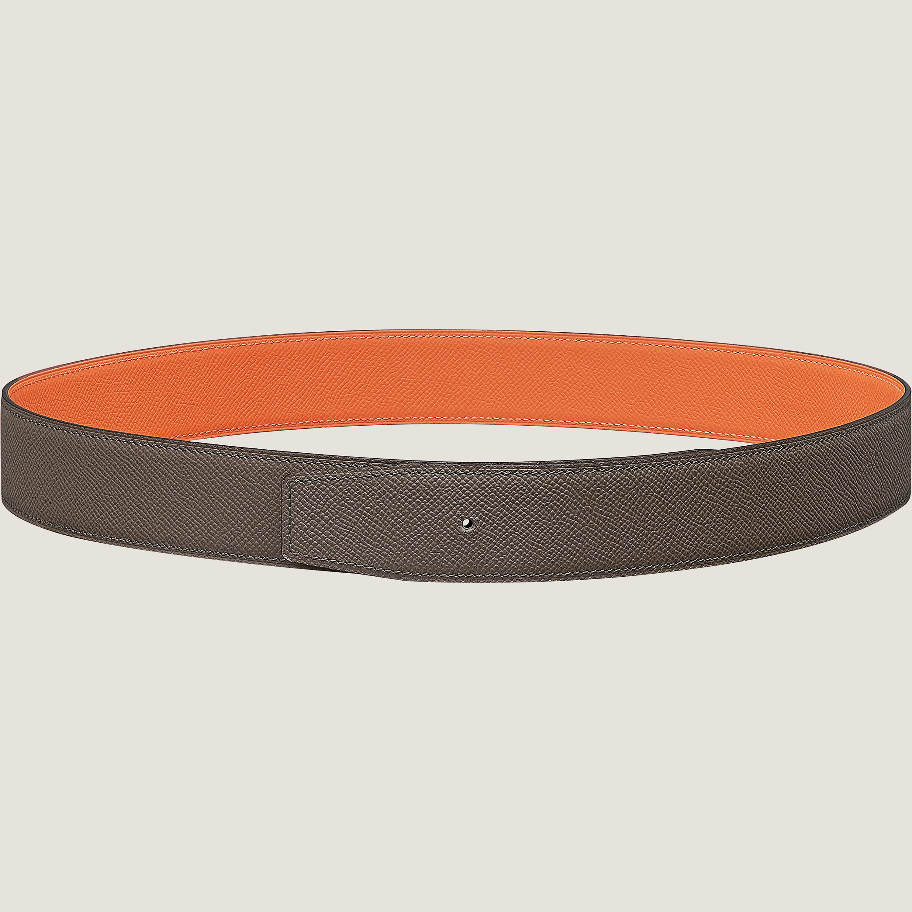 Reversible leather strap 38 mm
