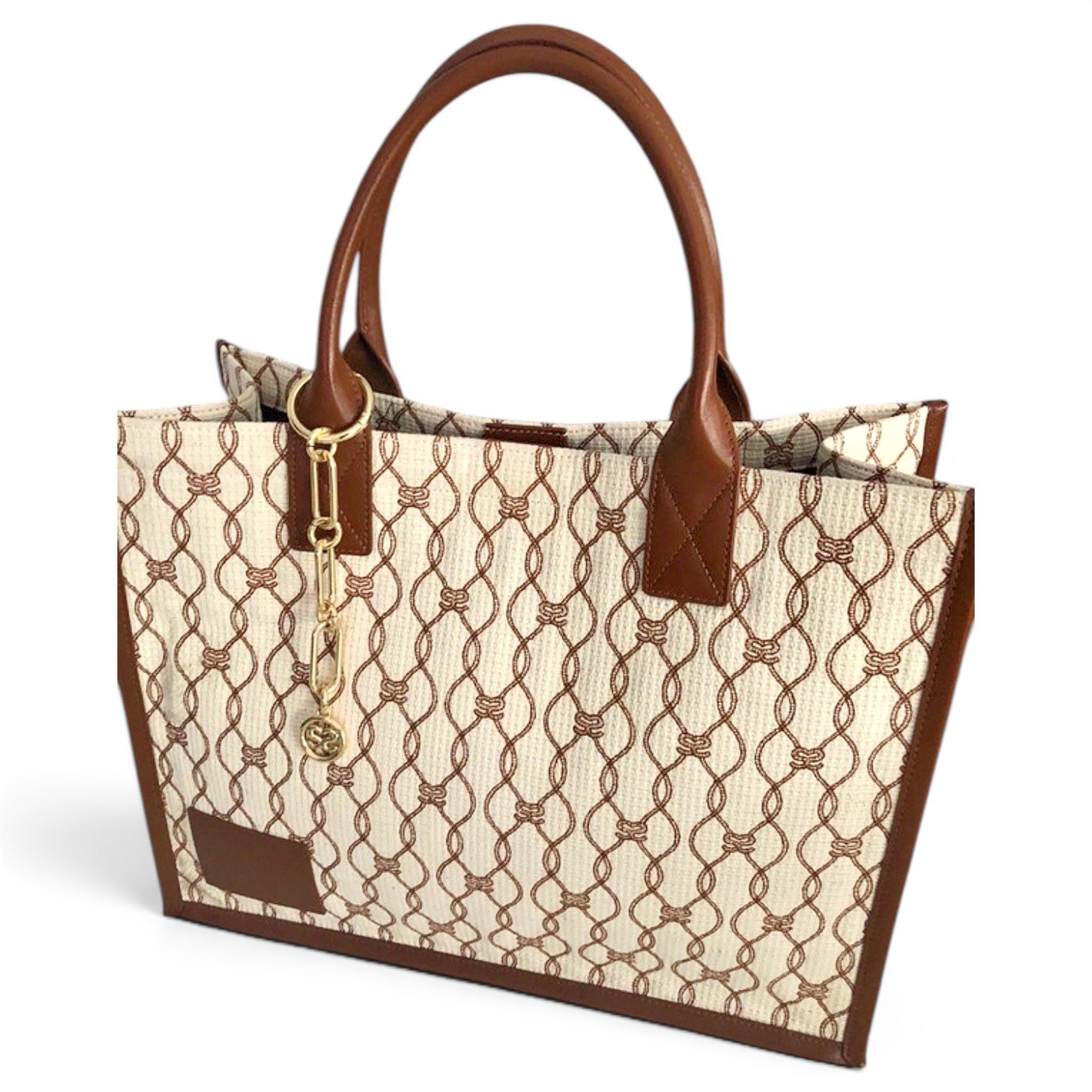 Leather tote