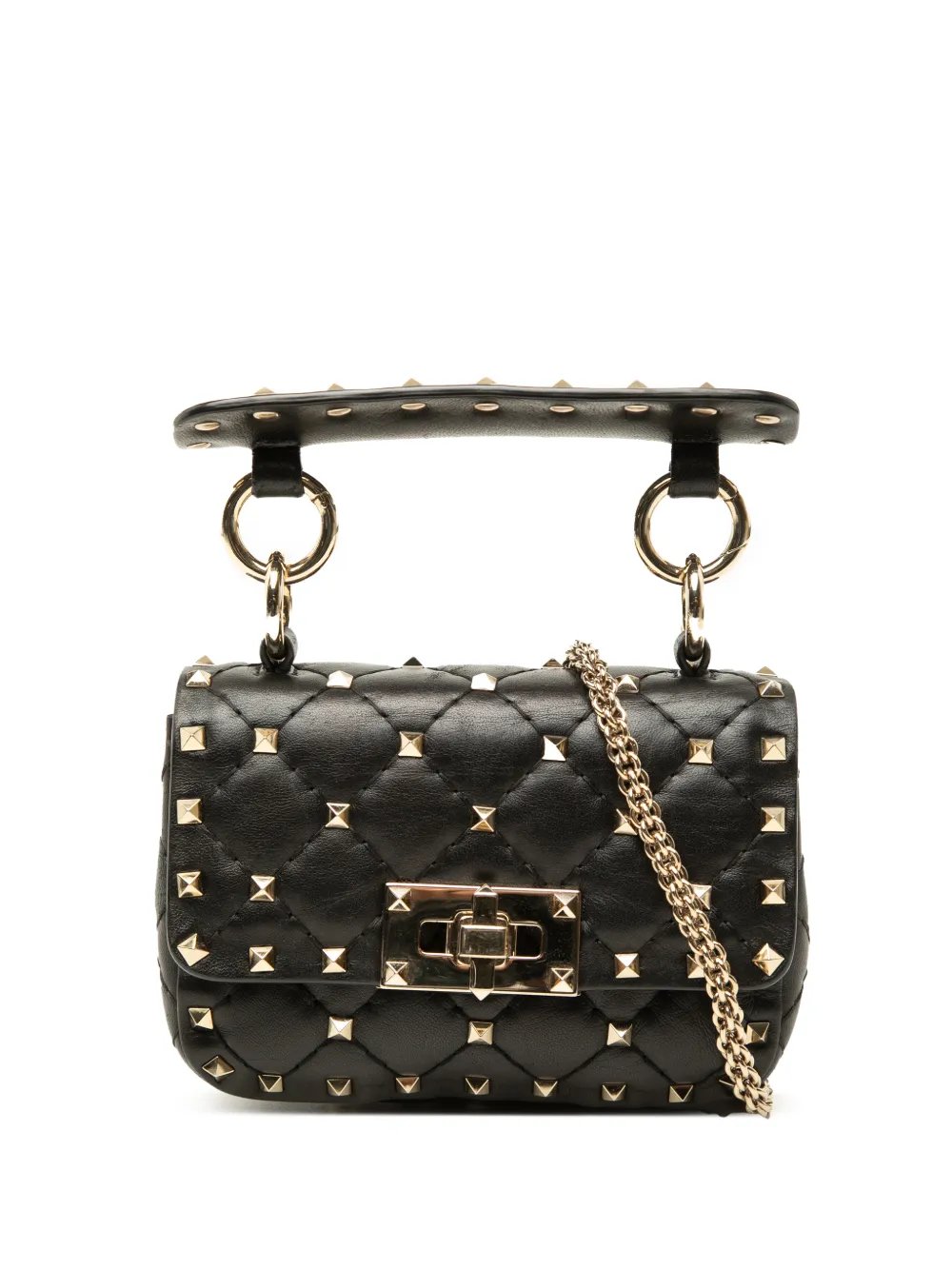 2000-2017 Micro Nappa Rockstud Spike satchel