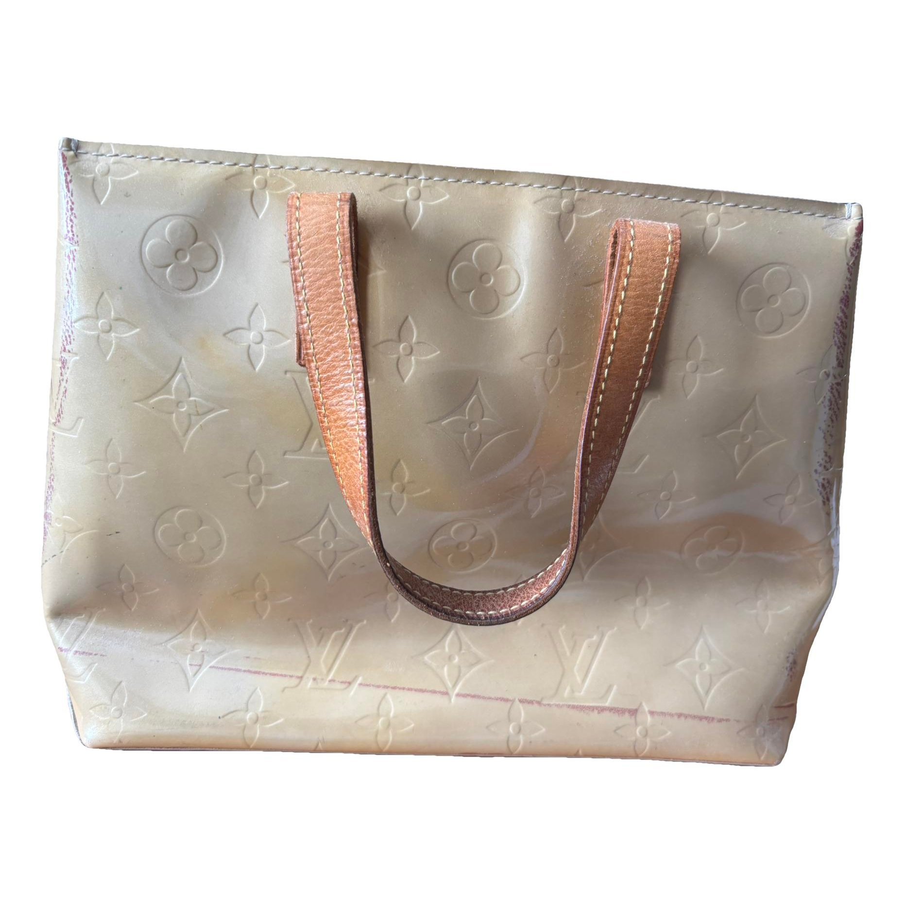 Houston patent leather handbag