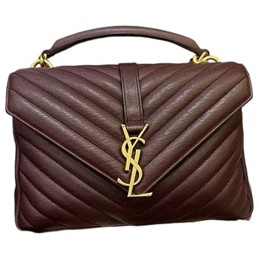 Collége monogramme leather crossbody bag