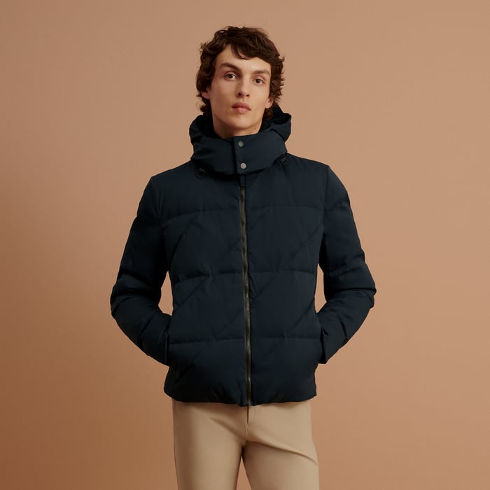 Navy Toundra Puffer Coat