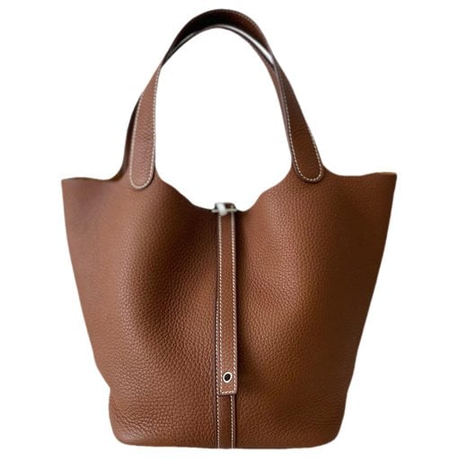 Picotin leather handbag