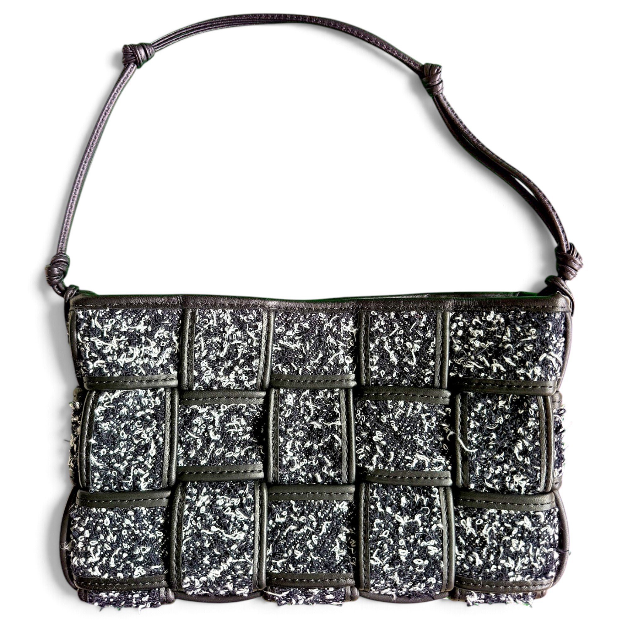 Cassette tweed crossbody bag