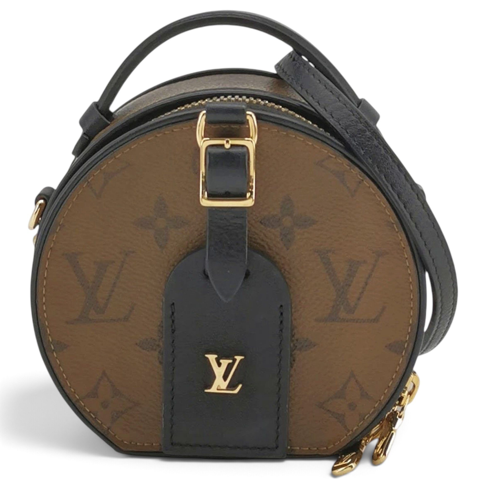Micro boite chapeau leather handbag