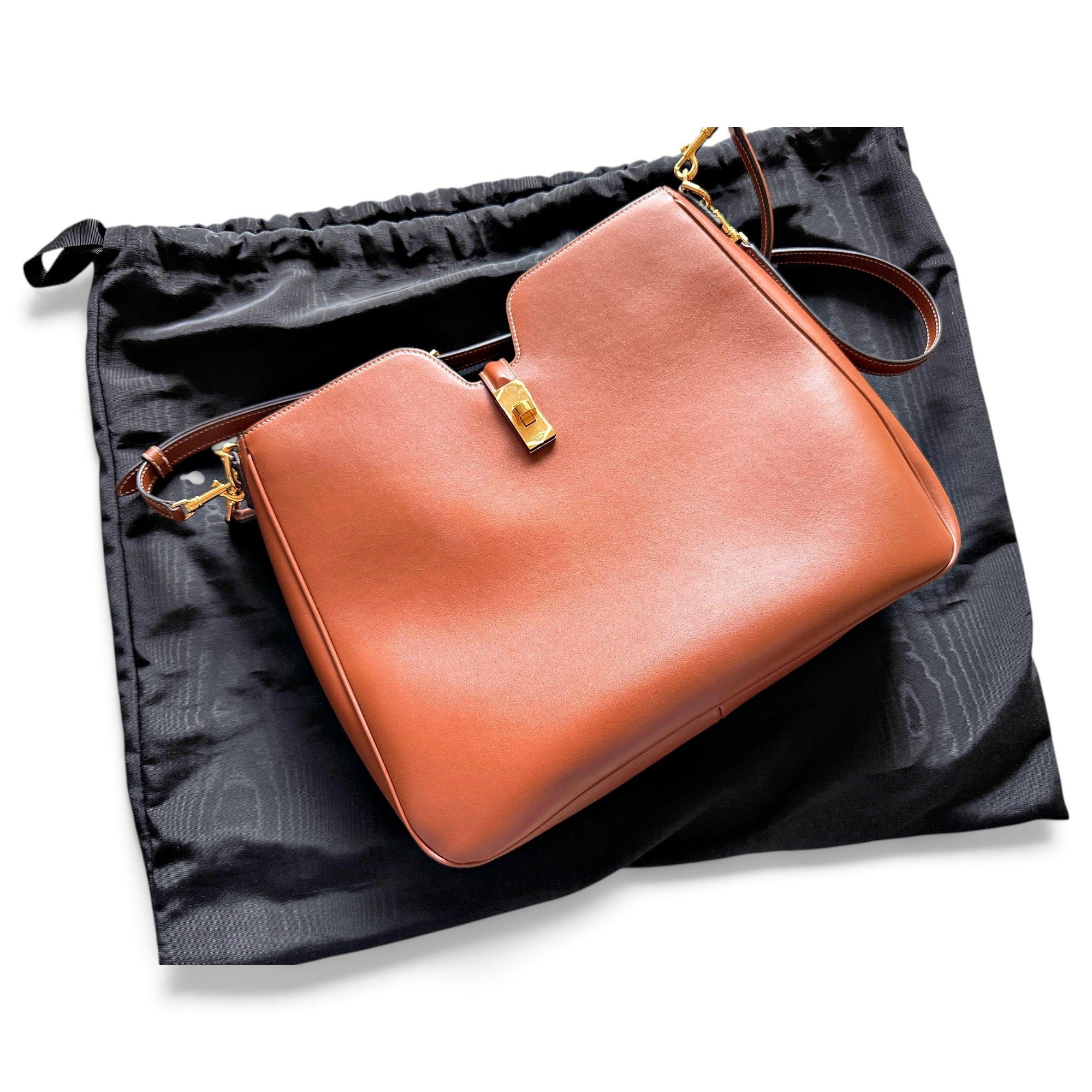 Camille leather handbag