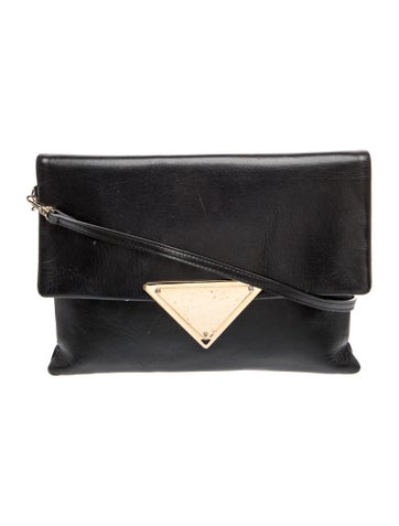 Sara Battaglia Leather Clutch