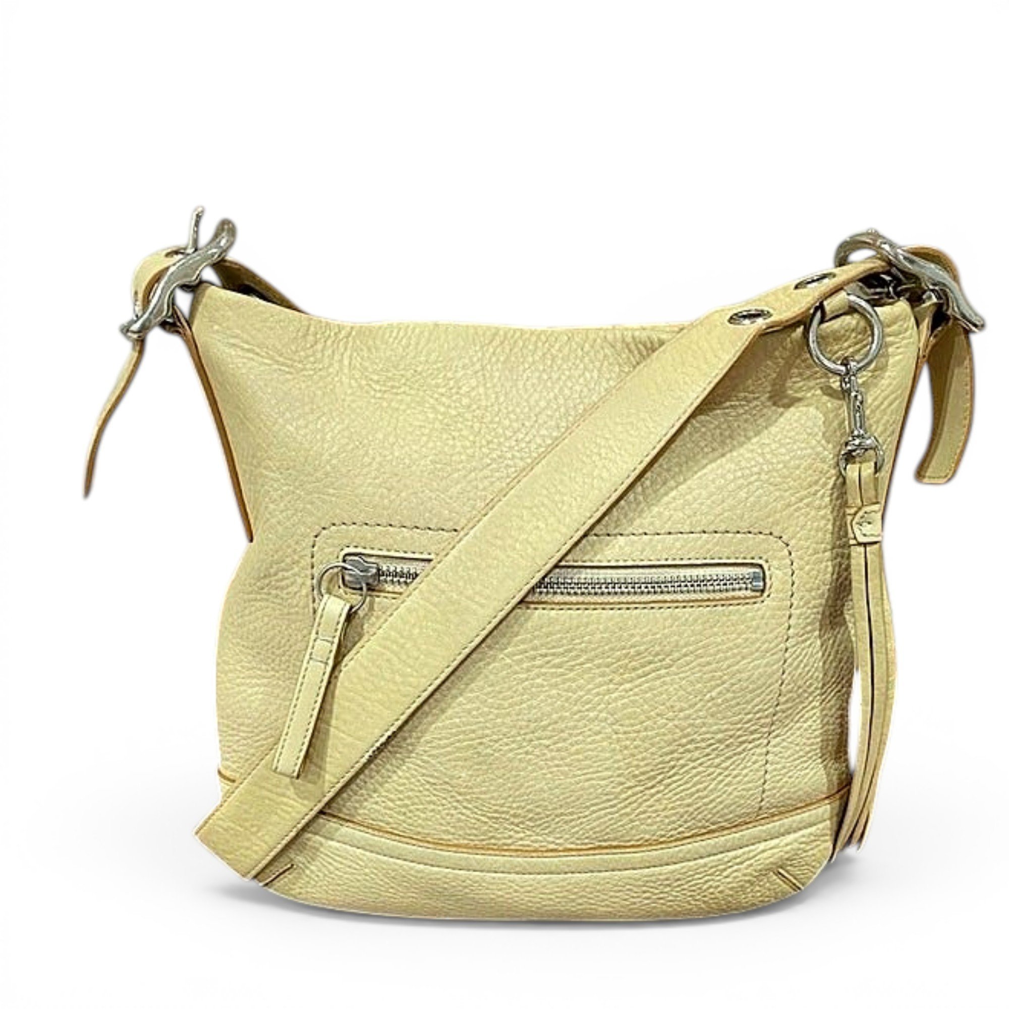 Leather crossbody bag