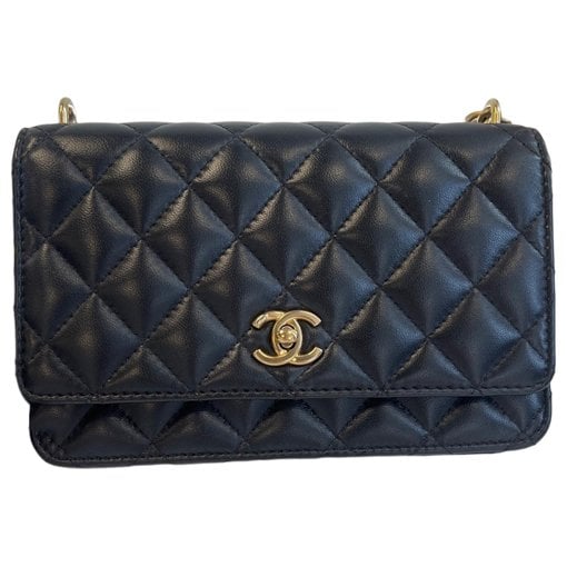 Wallet On Chain Timeless/Classique leather handbag