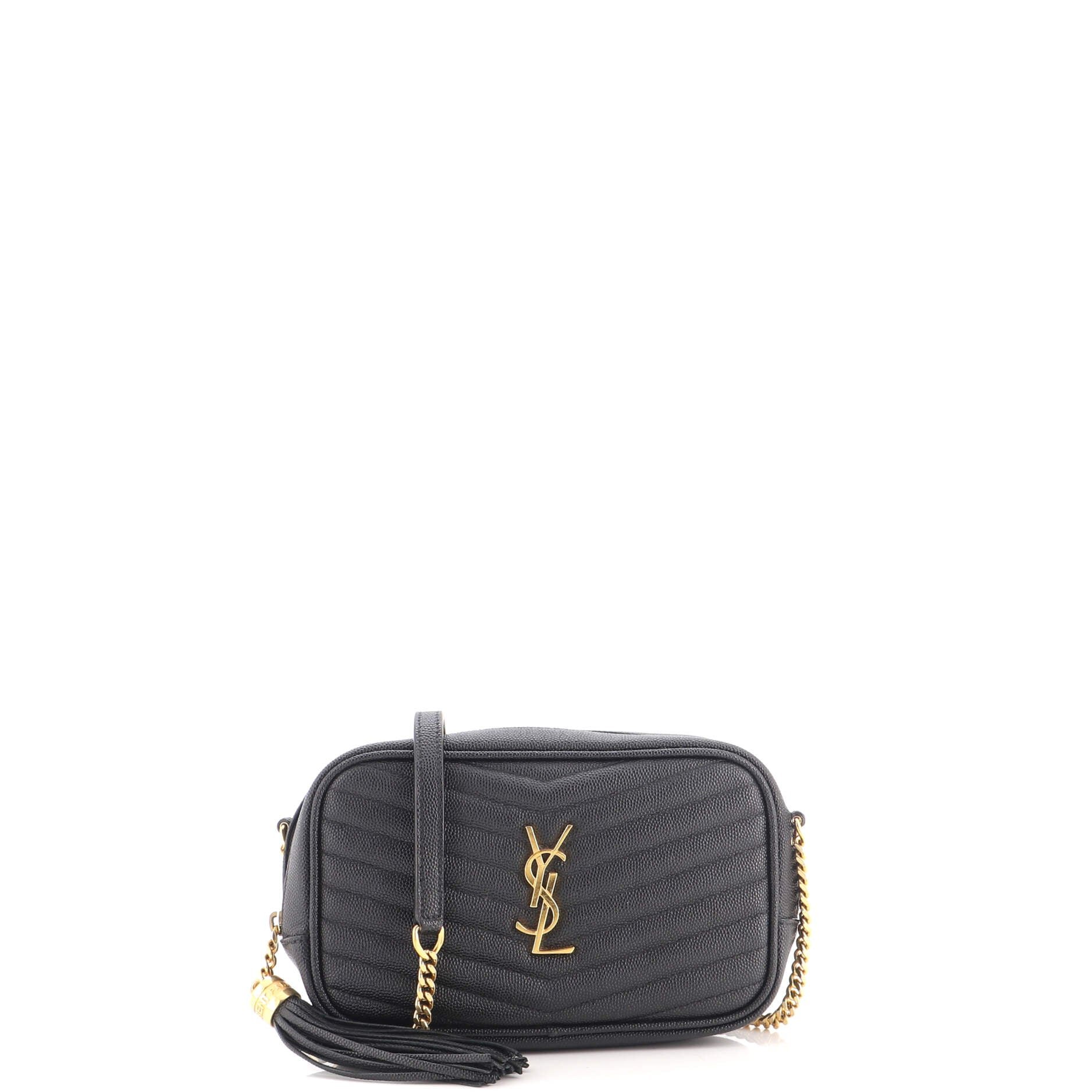 Lou Camera Bag Matelasse Chevron Leather Mini