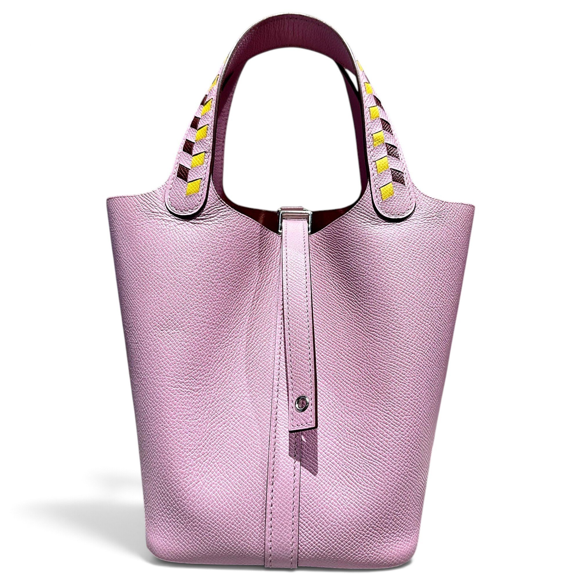 Picotin leather handbag