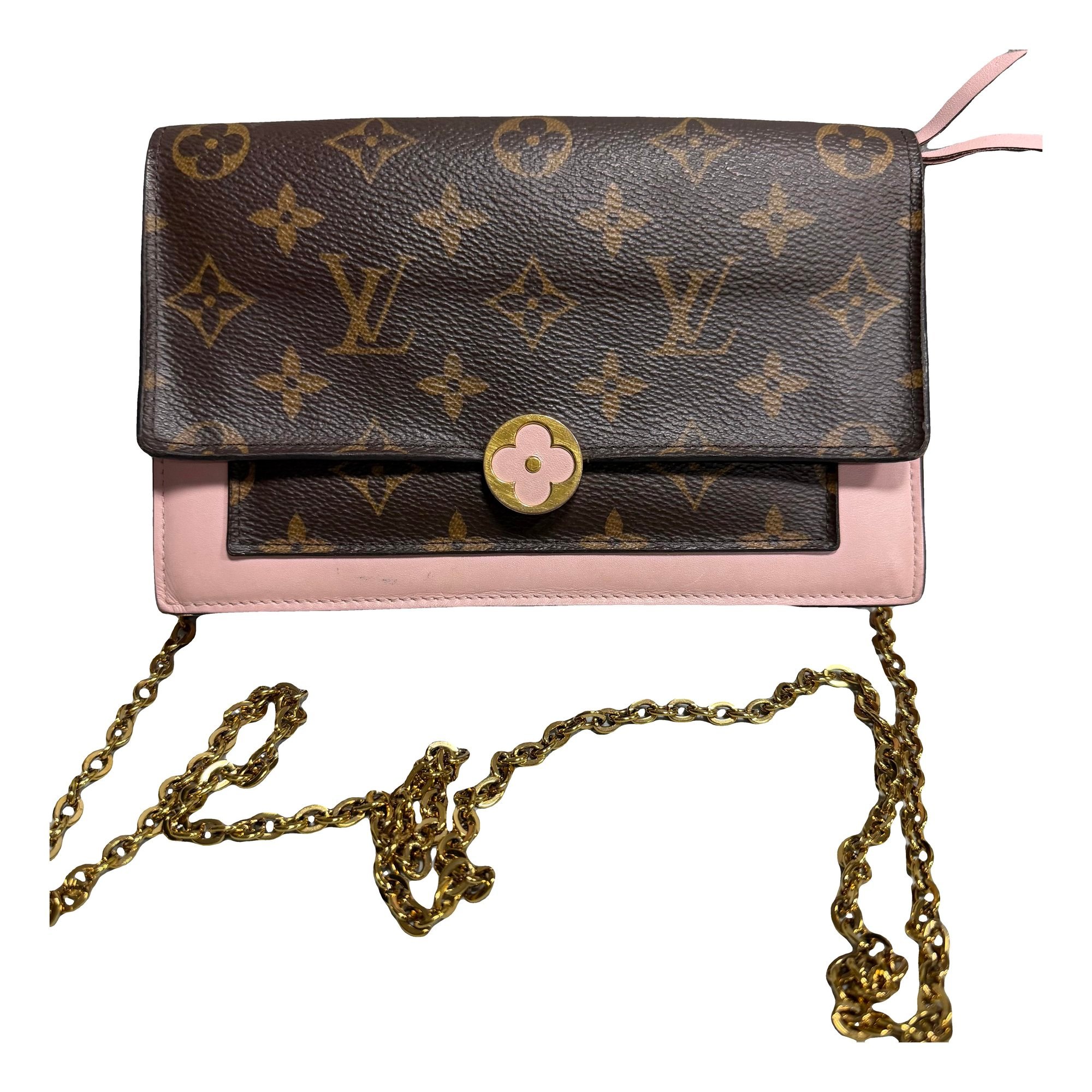 Flore chain leather handbag
