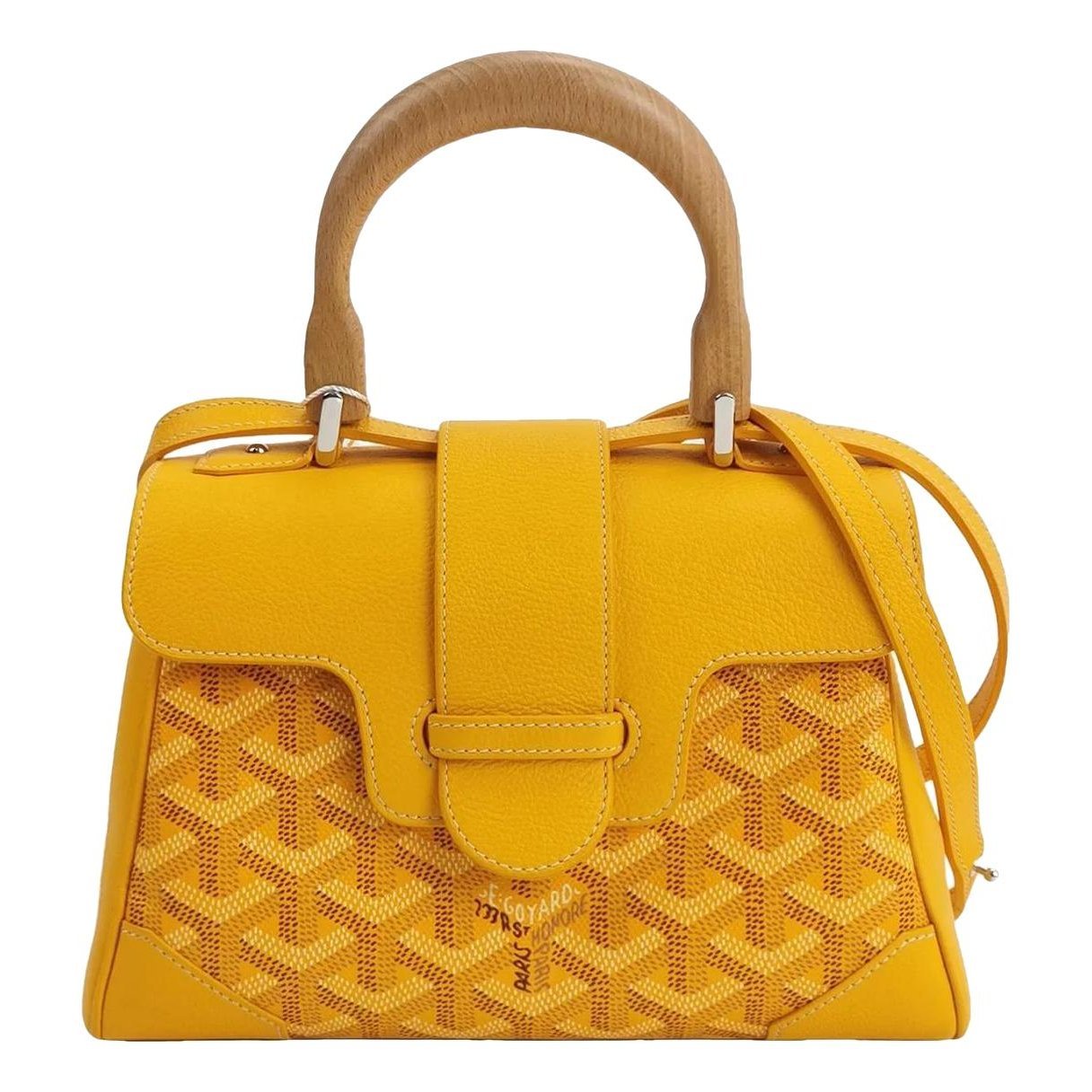 Goyard Saïgon leather bag
