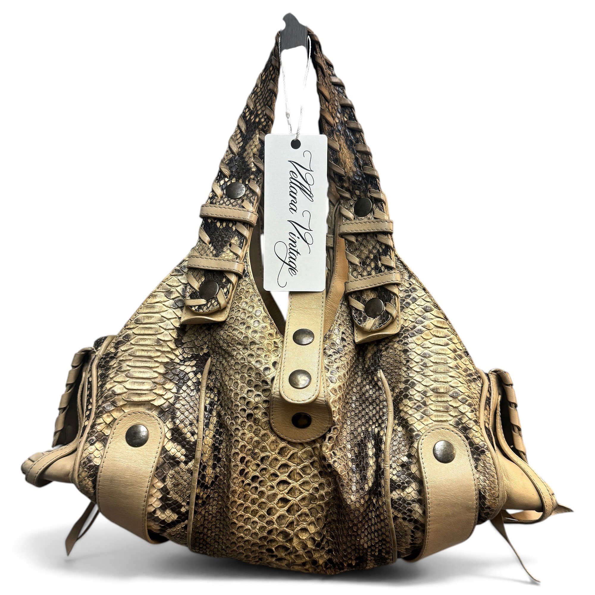 Chloe Silverado python handbag