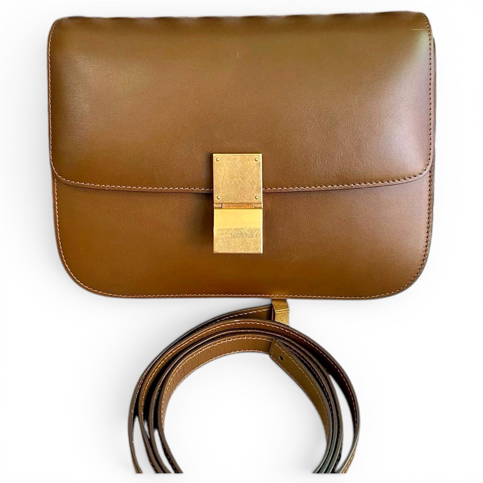 Classic leather handbag