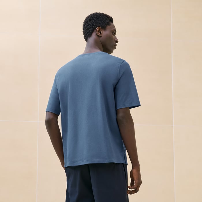 Bleu Turquin "Metallerie Au Carre" T-shirt