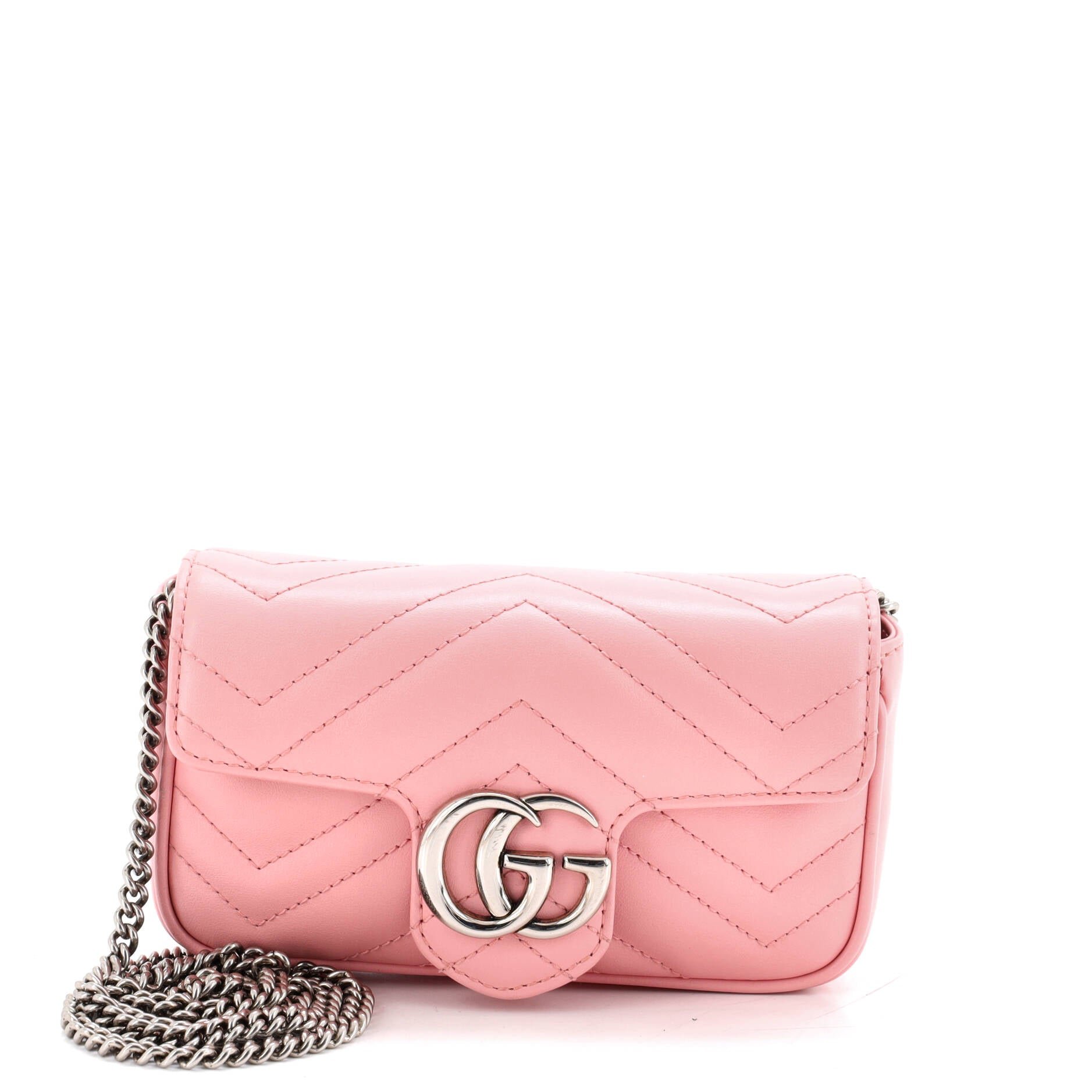 GG Marmont Flap Bag Matelasse Leather Super Mini