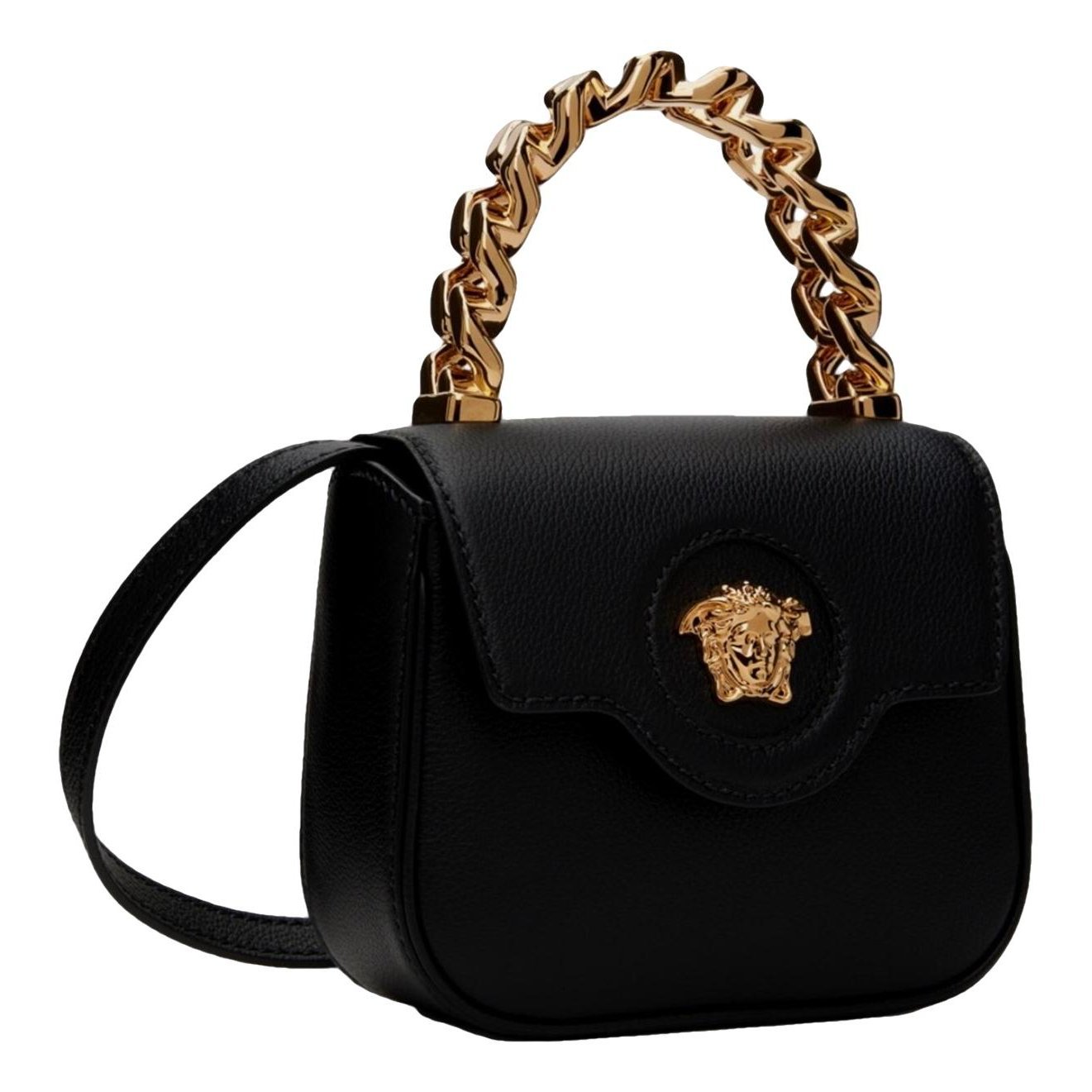 La Medusa leather handbag