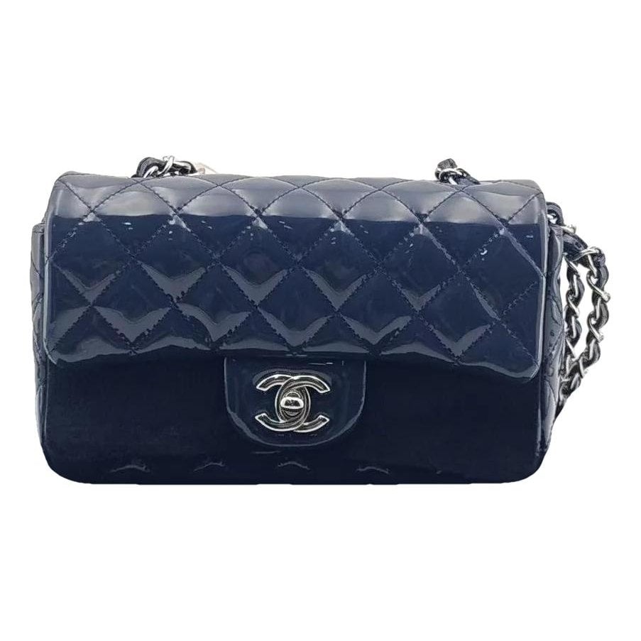 Patent leather mini bag