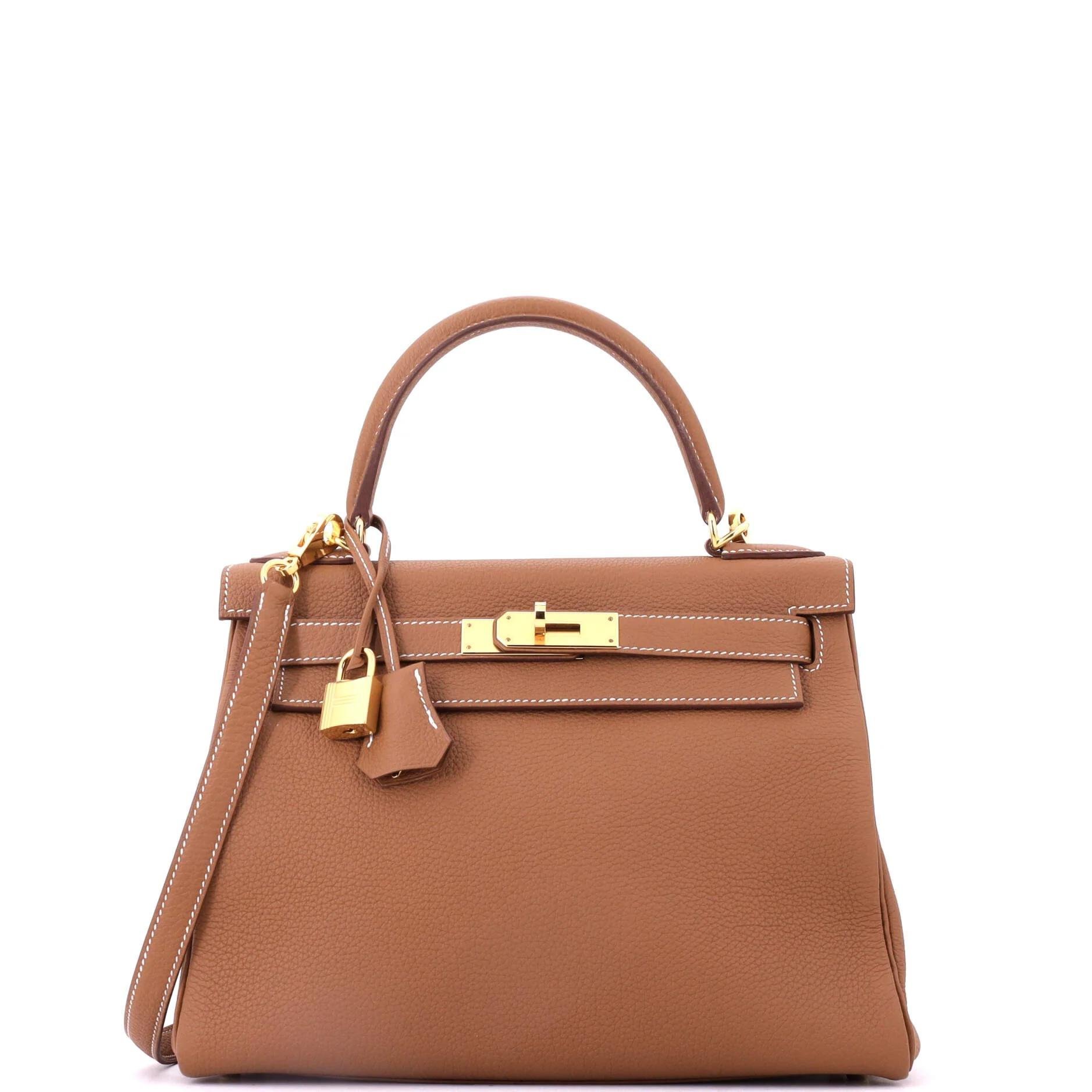 Kelly 28 leather crossbody bag