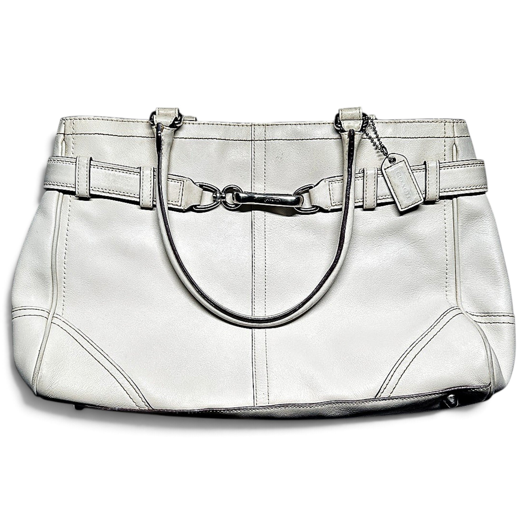 Leather tote
