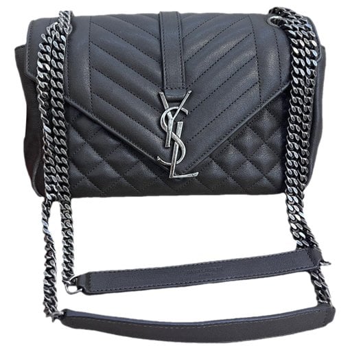 Envelope leather handbag