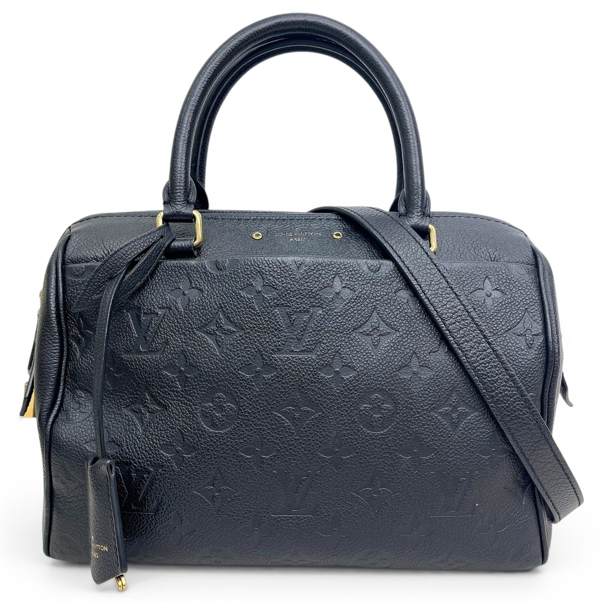 Speedy leather handbag