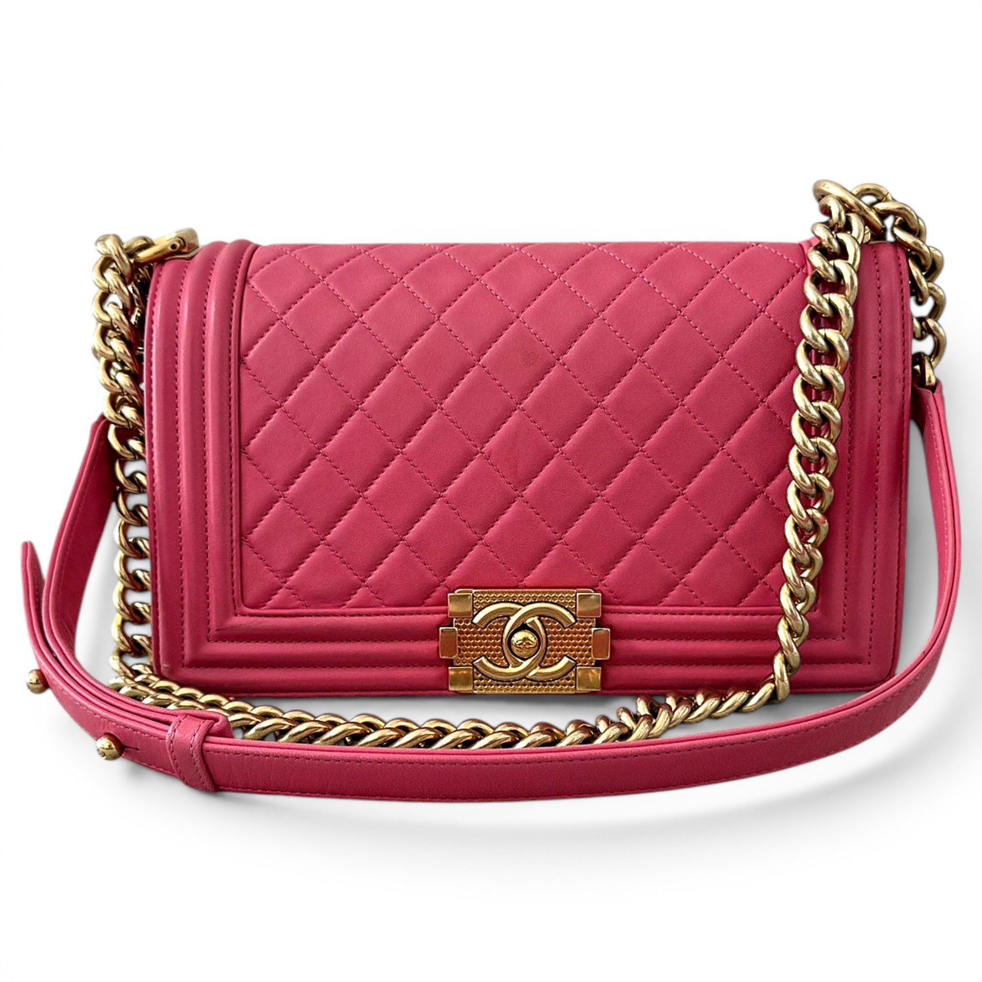 Boy leather crossbody bag
