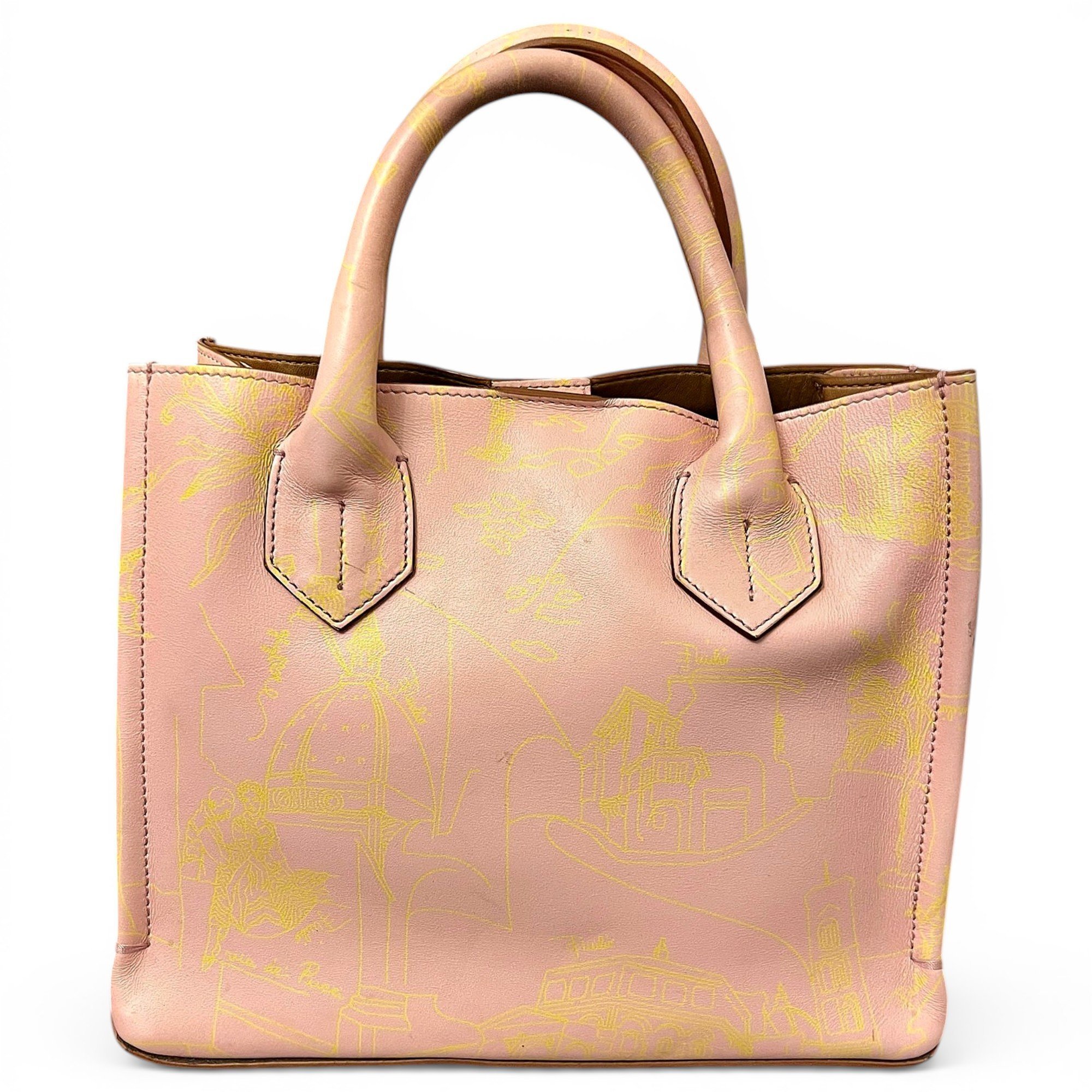 Leather tote