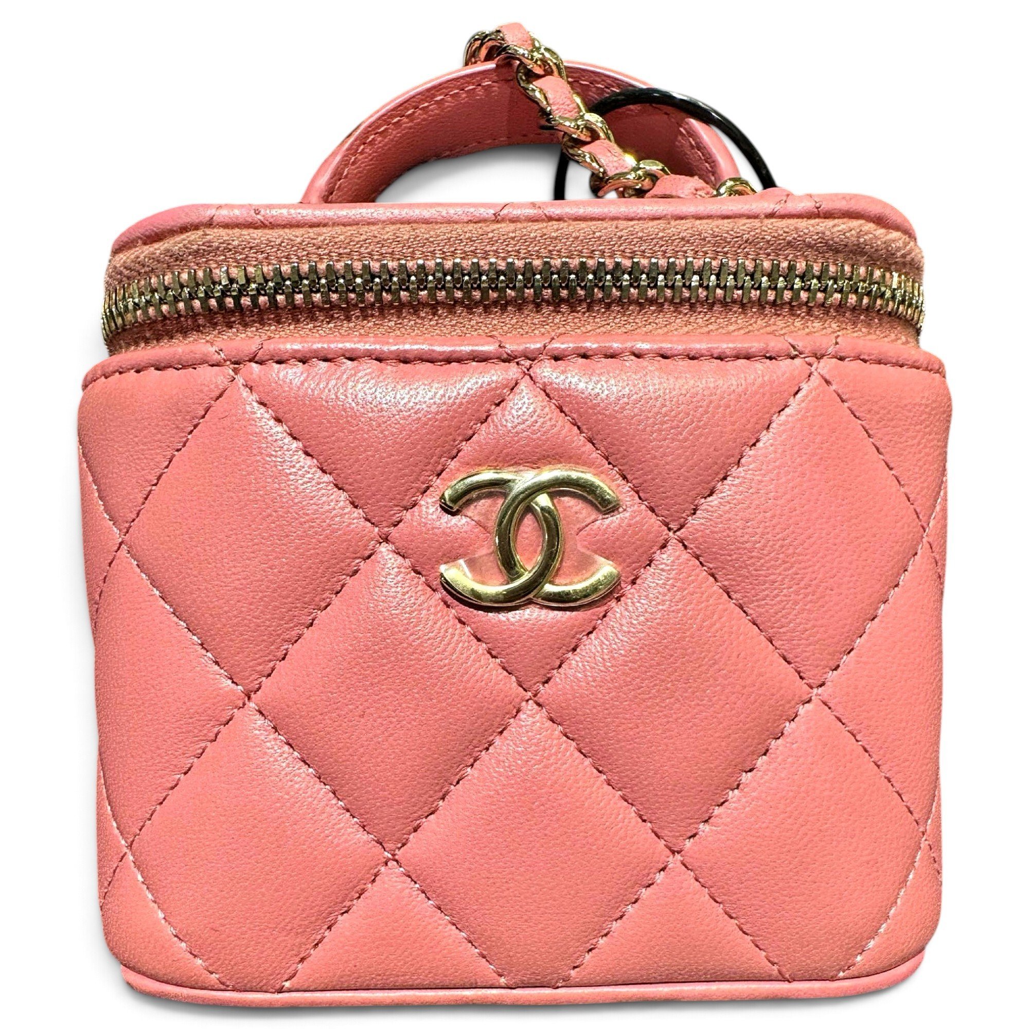 Vanity leather mini bag