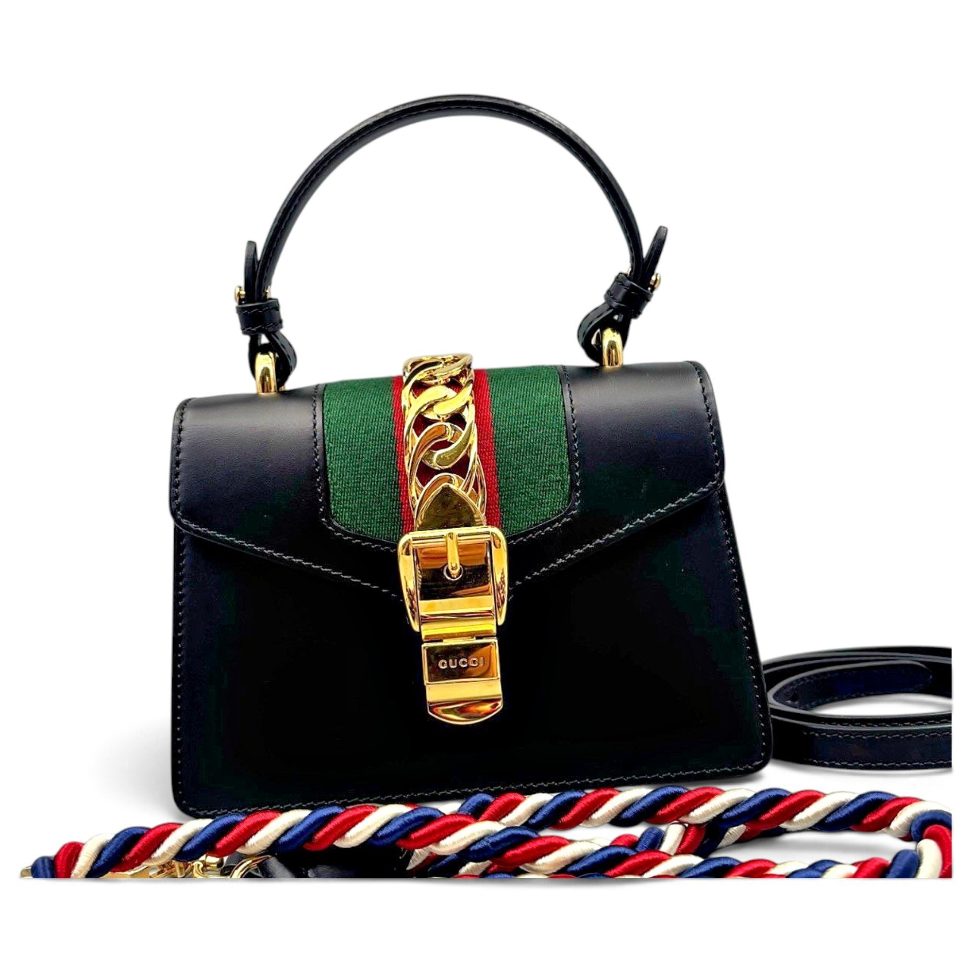Sylvie Top Handle leather handbag