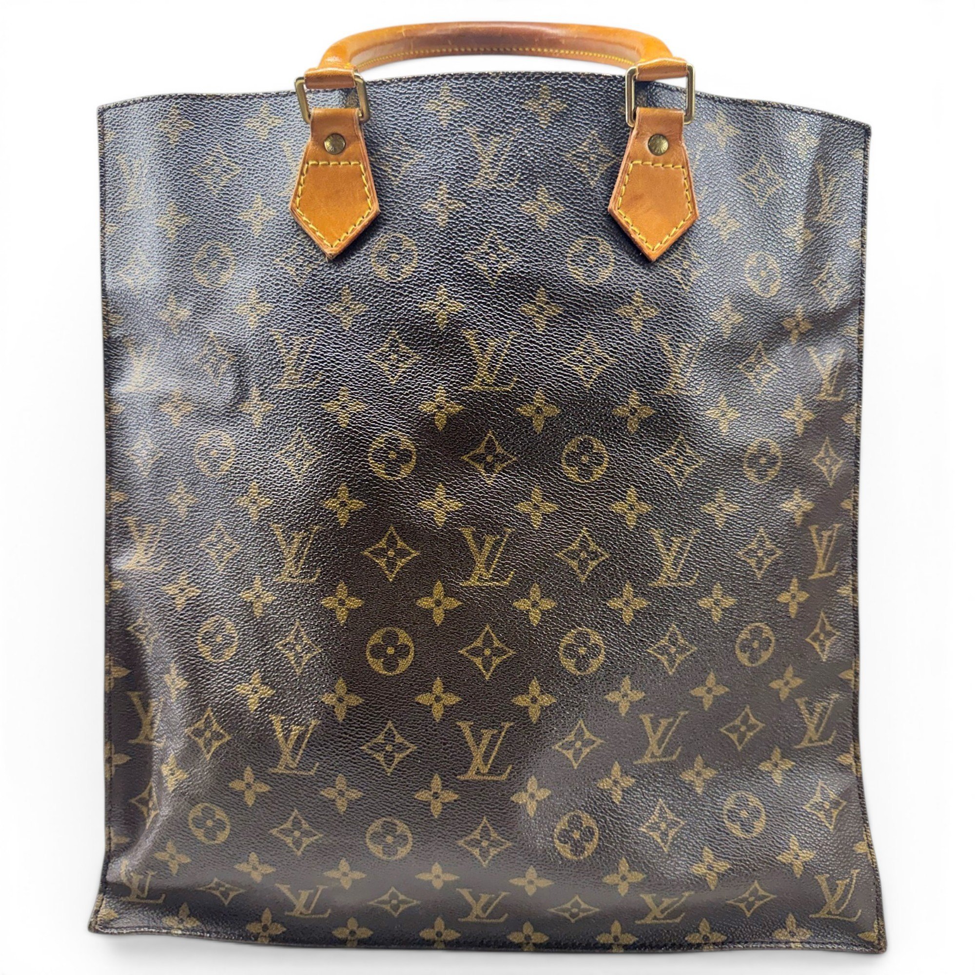 Sac souple leather tote