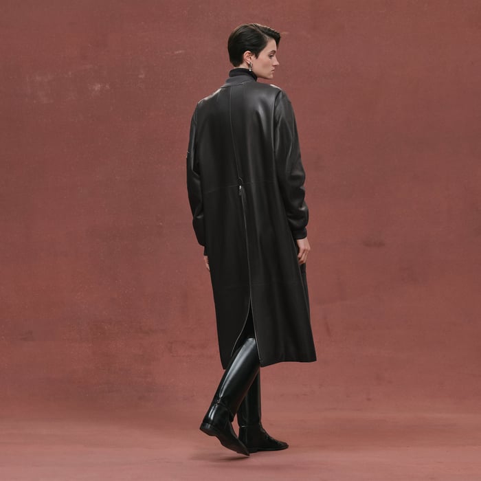 Gris Ardoise Bombers Coat