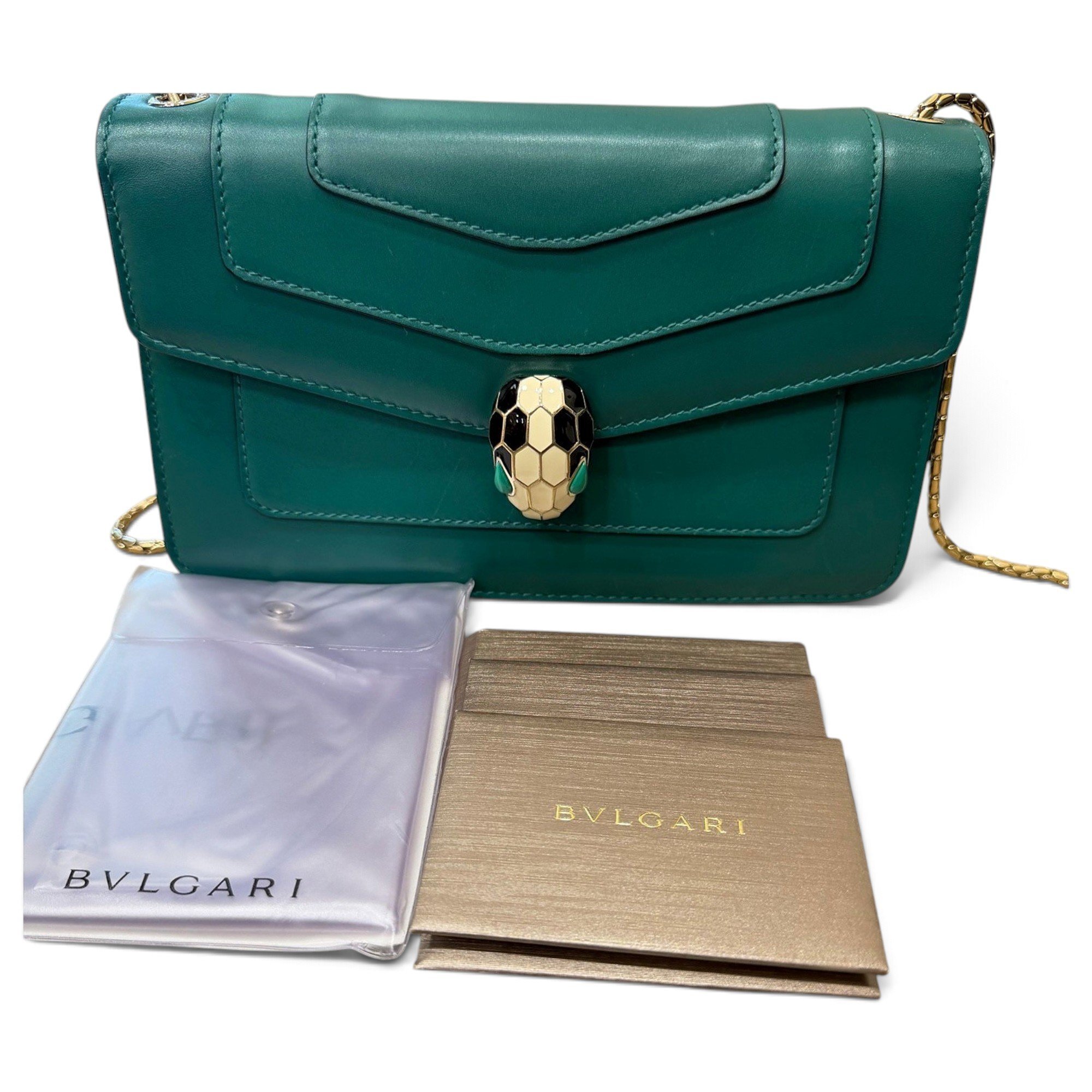 Serpenti pony-style calfskin handbag