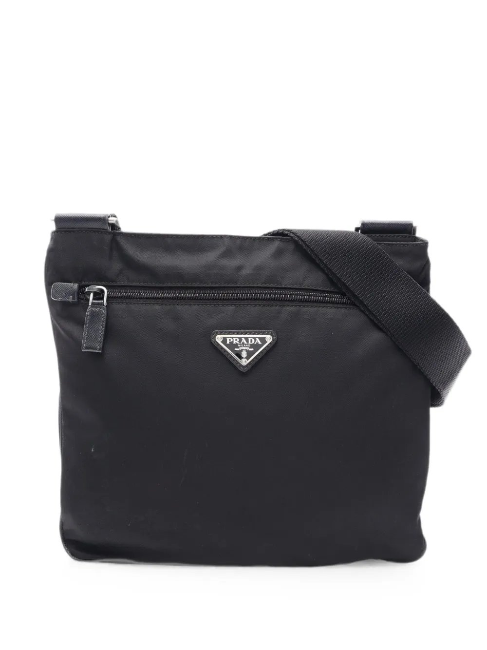 2000s logo plate shoulder bag