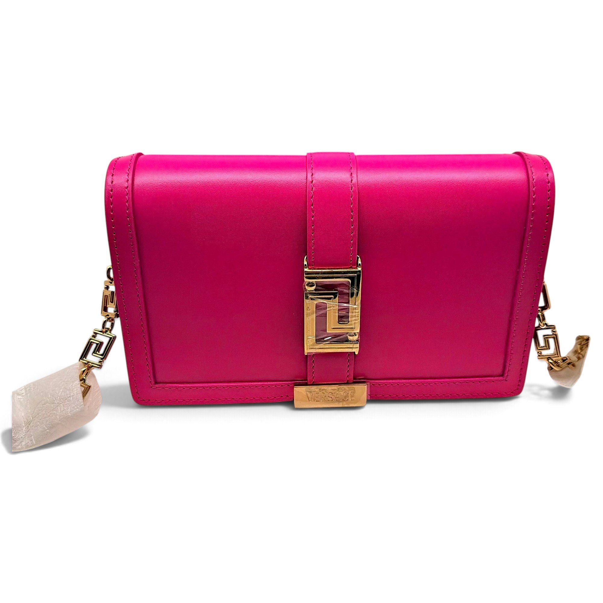 Greca Goddess leather handbag