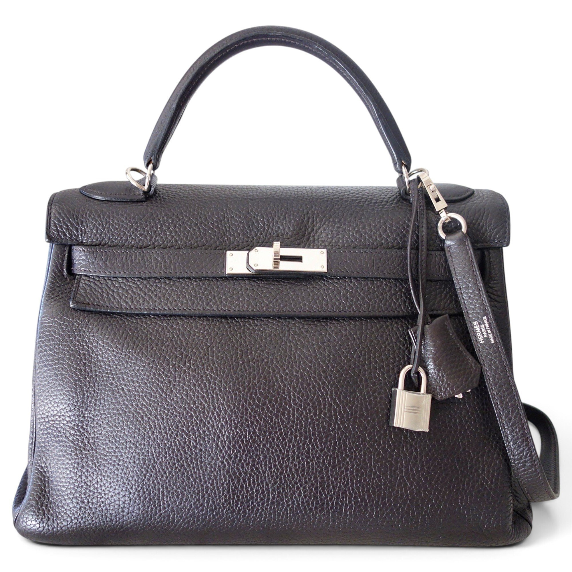 Kelly 32 leather handbag
