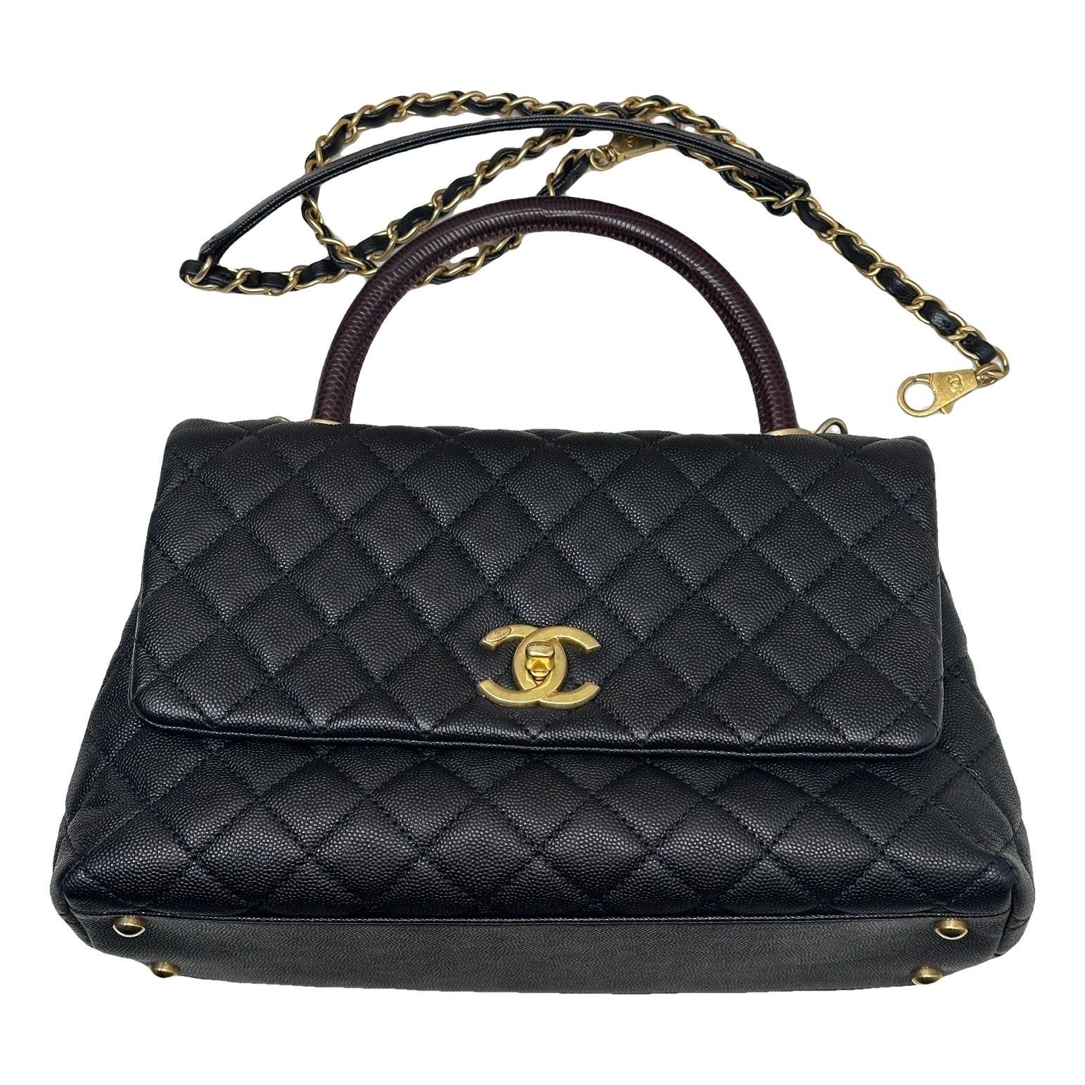 Coco Handle leather handbag