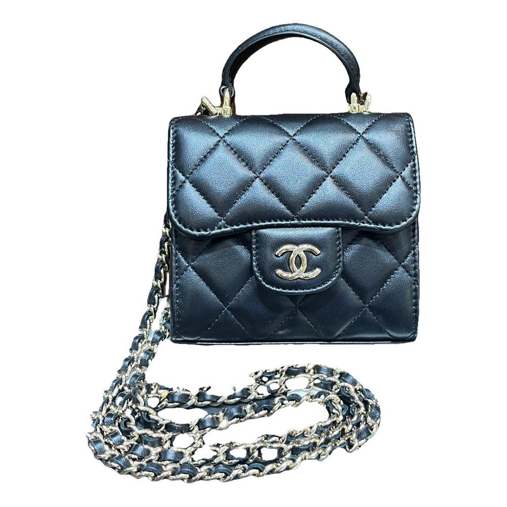 Trendy CC Quilted leather tote
