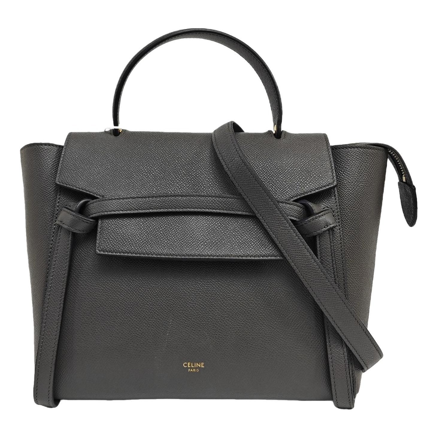Belt leather handbag