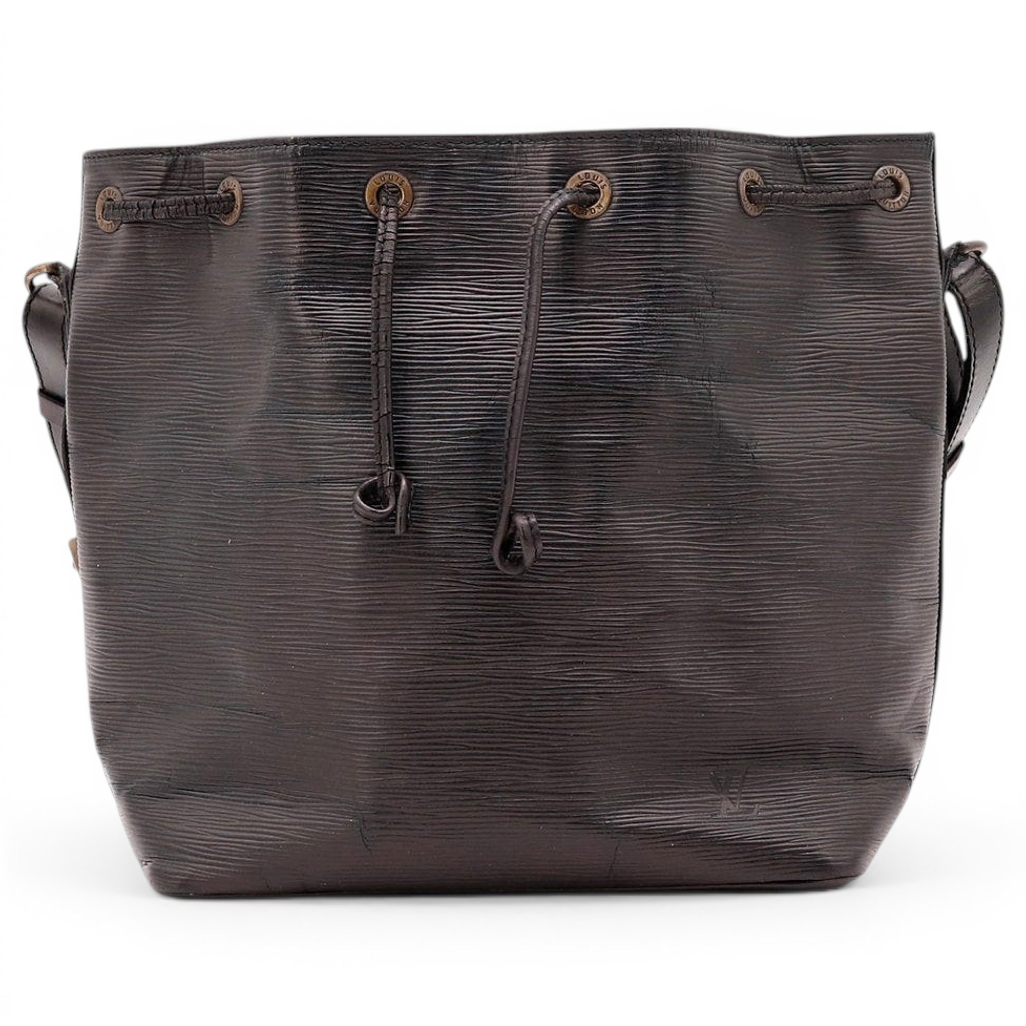 Petit Noé trunk leather handbag