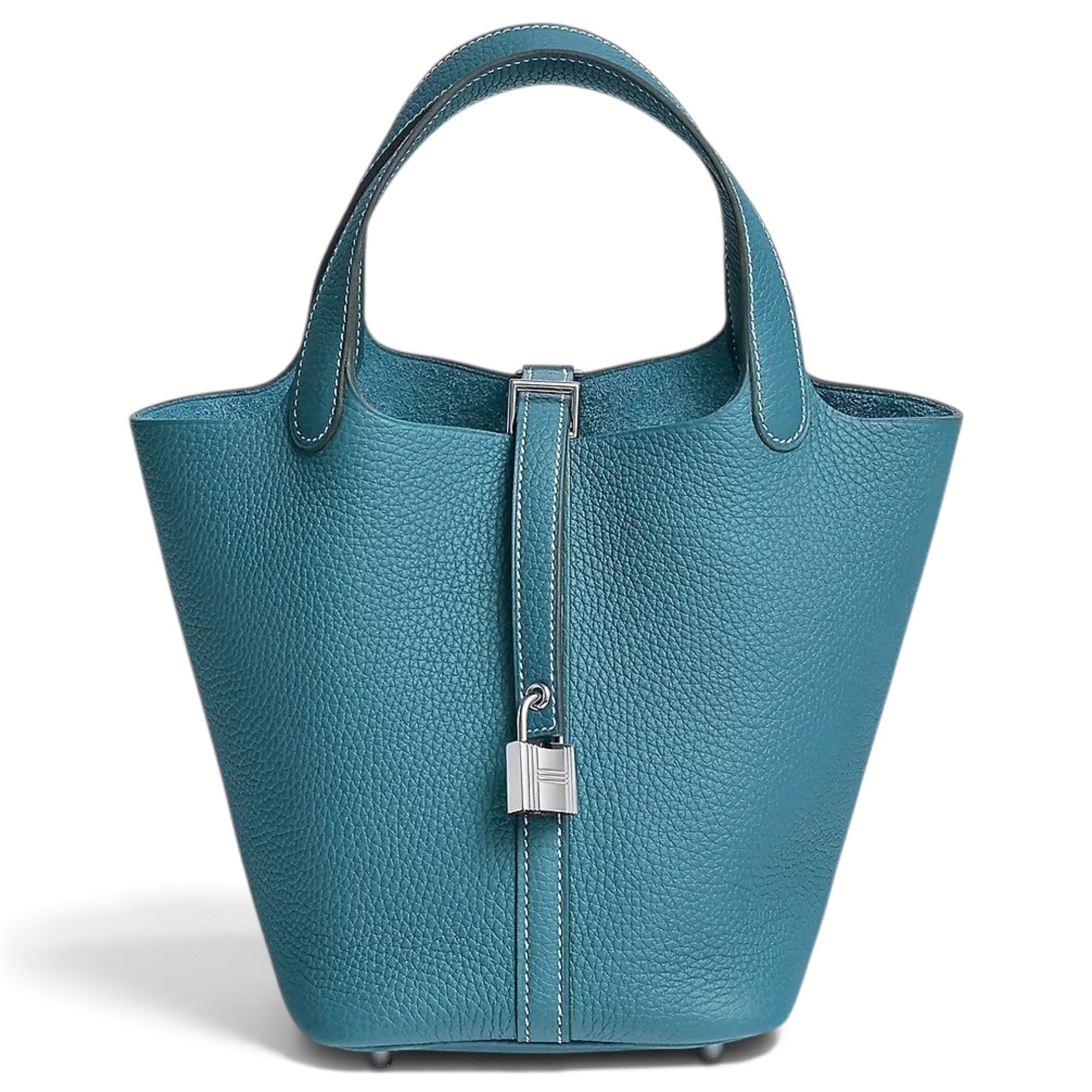 Picotin leather tote