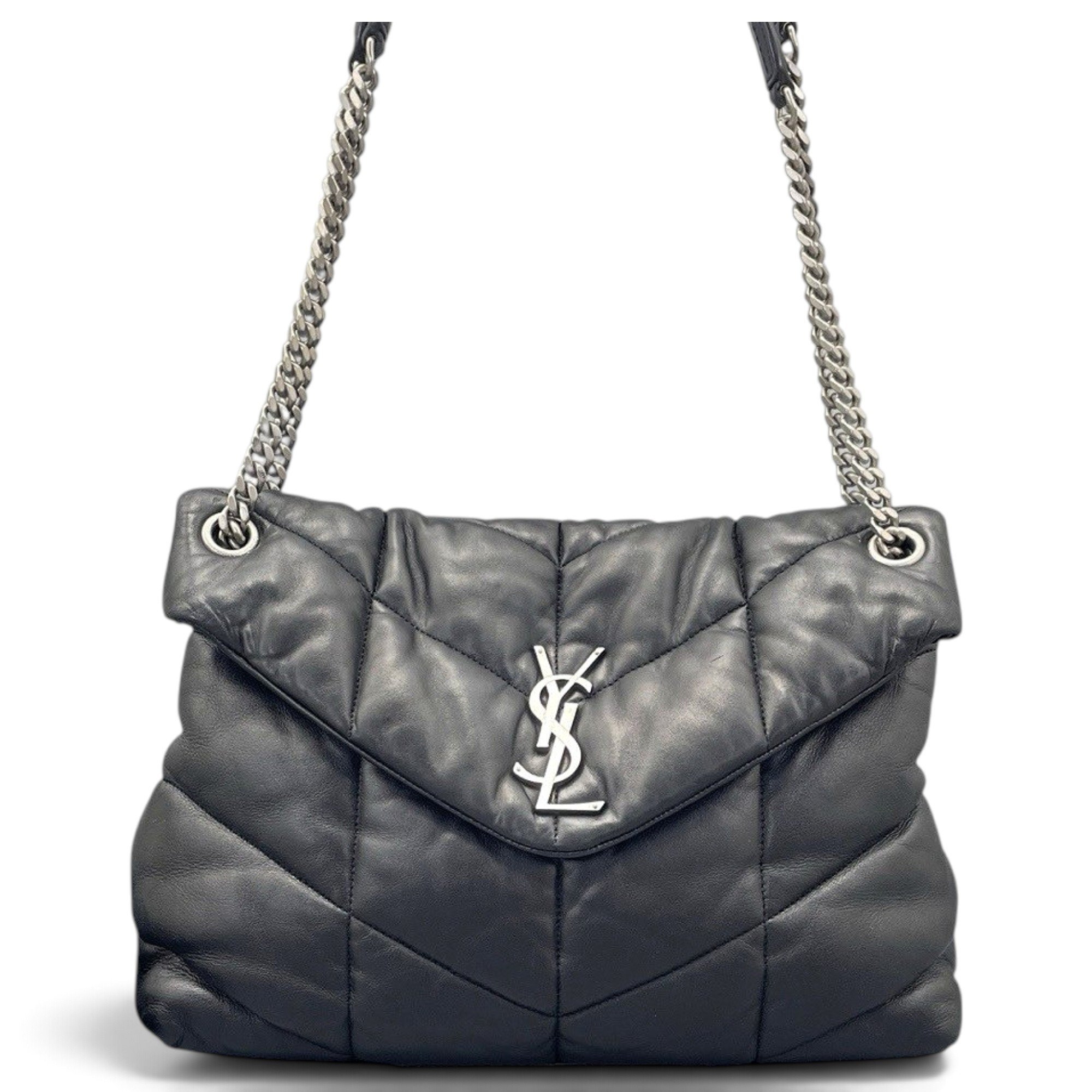 Loulou Puffer leather crossbody bag